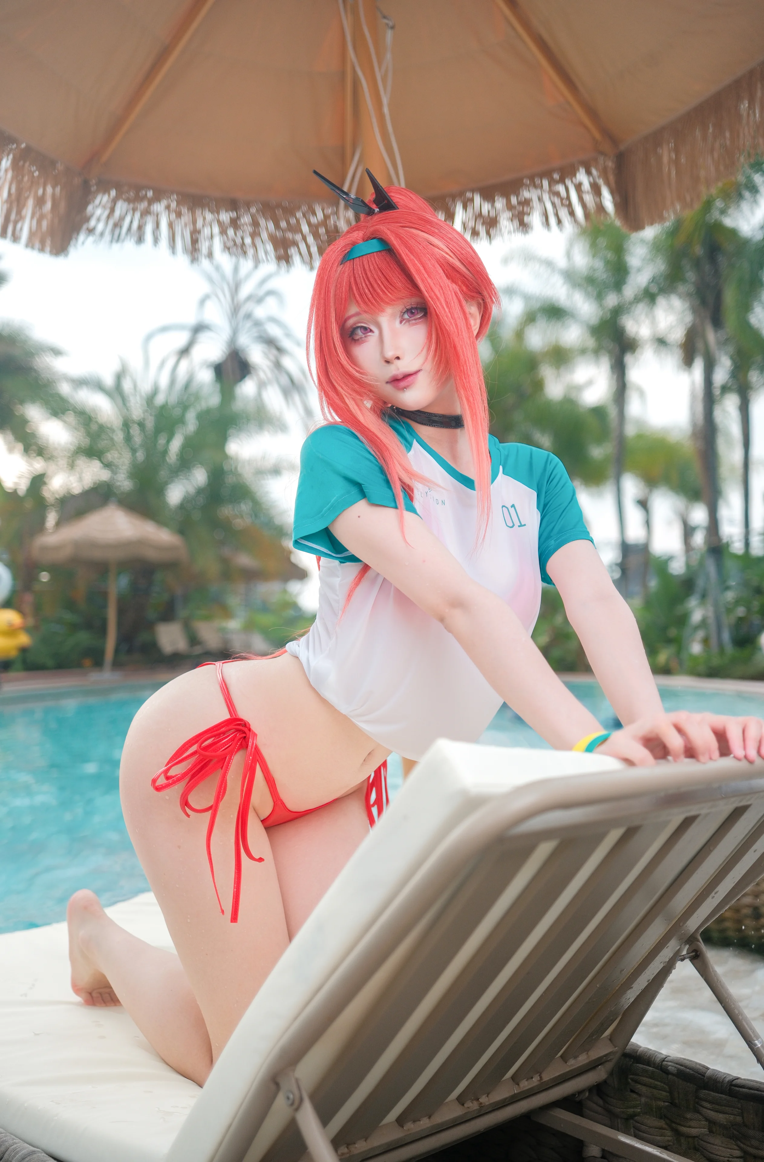 [Rapi Cosplay] GODDESS OF VICTORY: NIKKE's Poolside Snapshot - Image 1