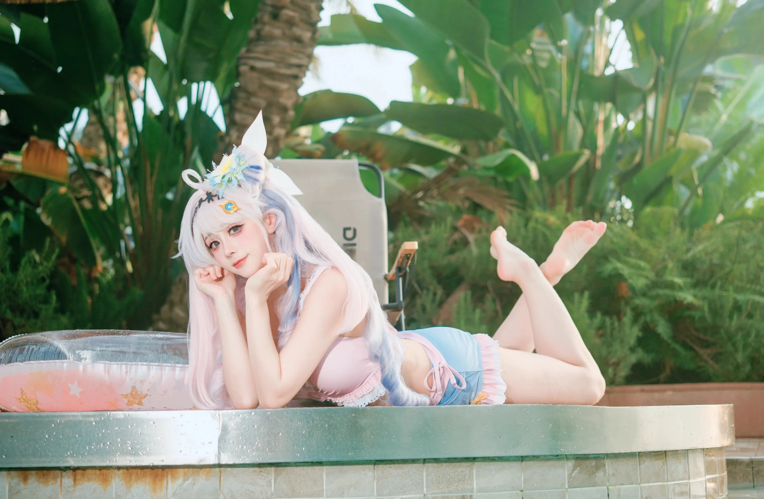 【达妮娅cos】鸣潮的夏日海岛，阳光与微风恰好 - 第 3 张
