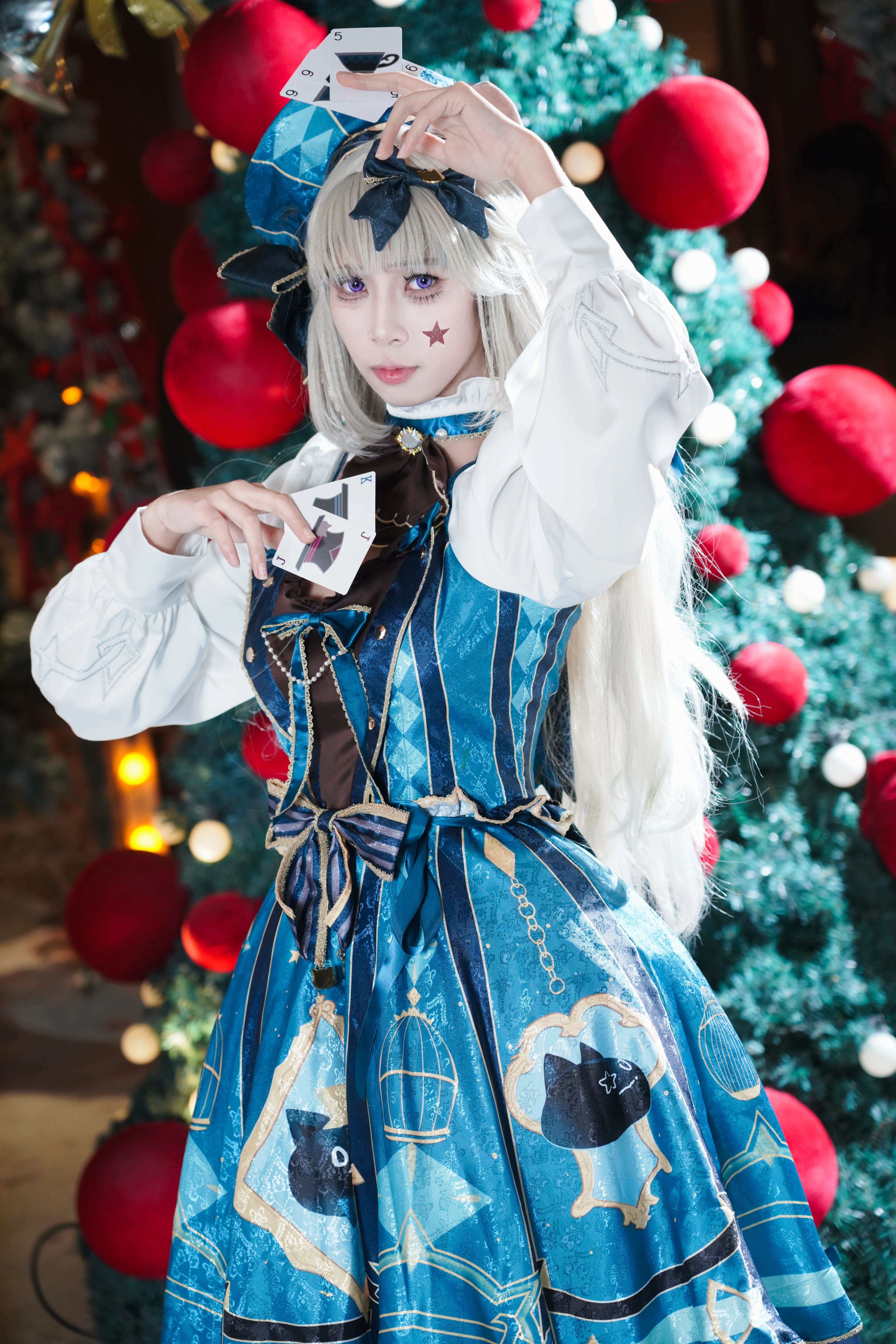 【リネット コスプレ】原神のマジックにゃんこ、冷静かつ優雅な冬の瞬間 - 6 枚目