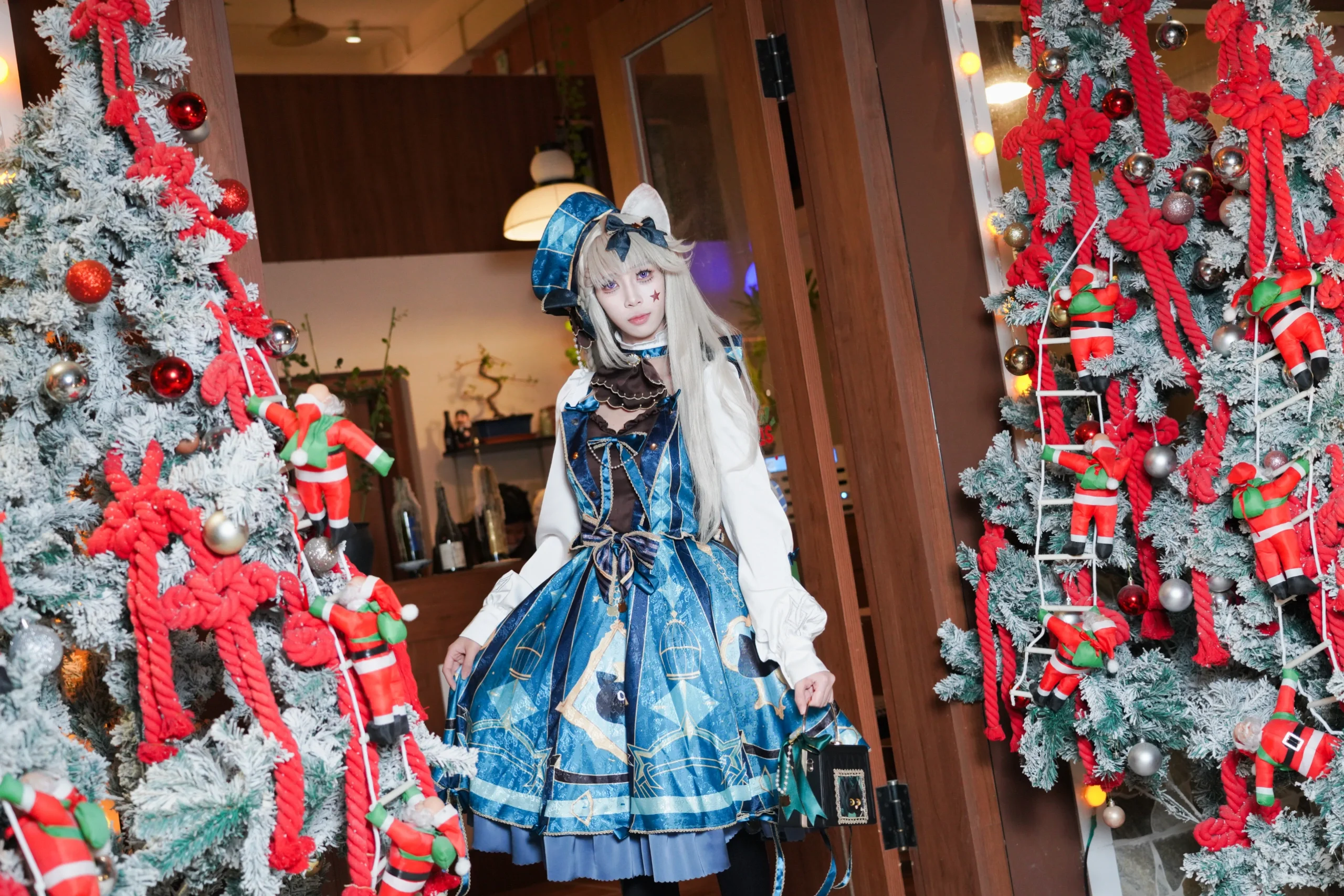 【リネット コスプレ】原神のマジックにゃんこ、冷静かつ優雅な冬の瞬間 - 7 枚目