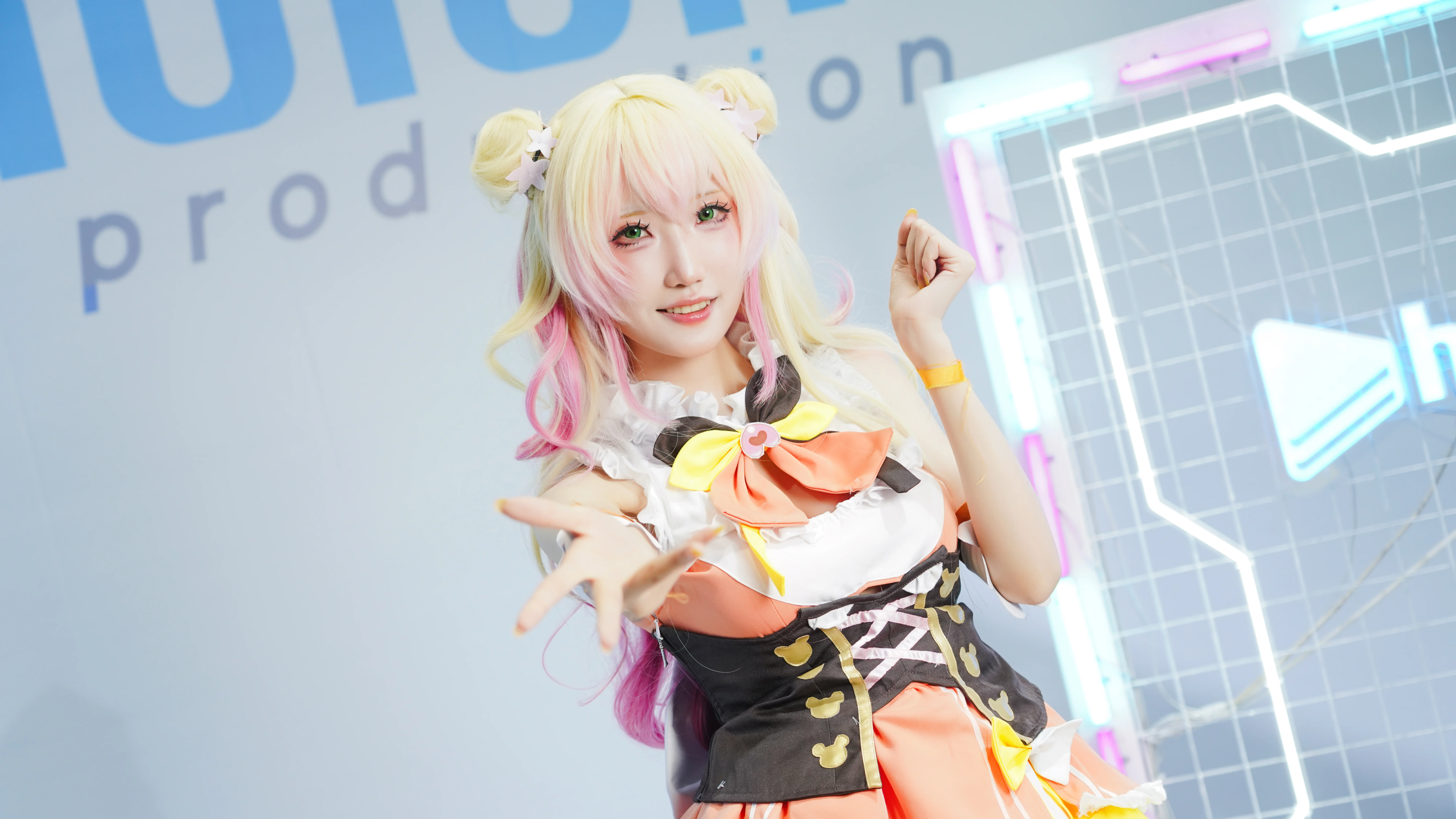 【桃铃音音cos】Hololive五期生Orange担当，异世界偶像登场 - 第 6 张