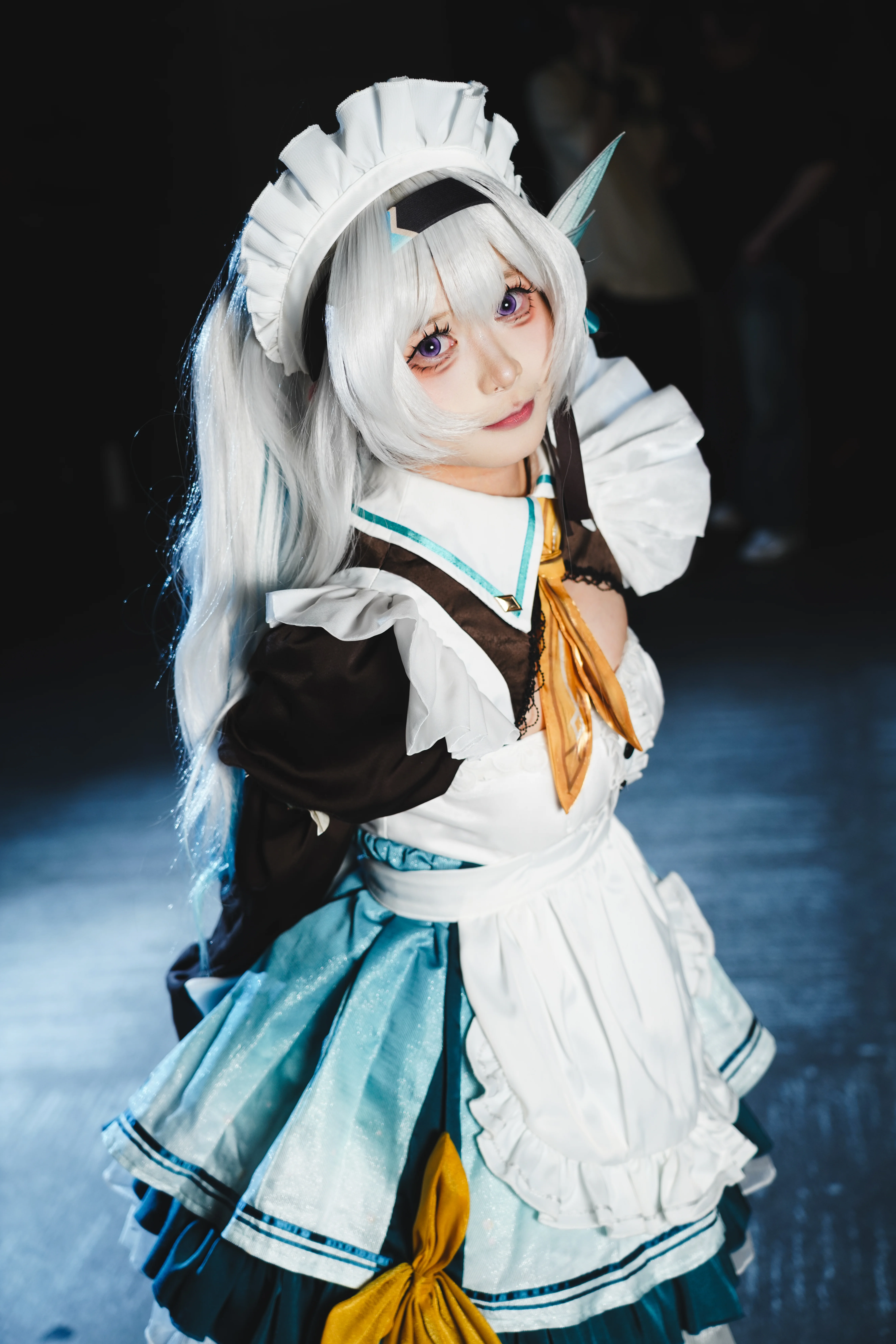【流萤cos】崩坏星穹铁道女仆装，舞动在萤火虫漫展 - 第 2 张