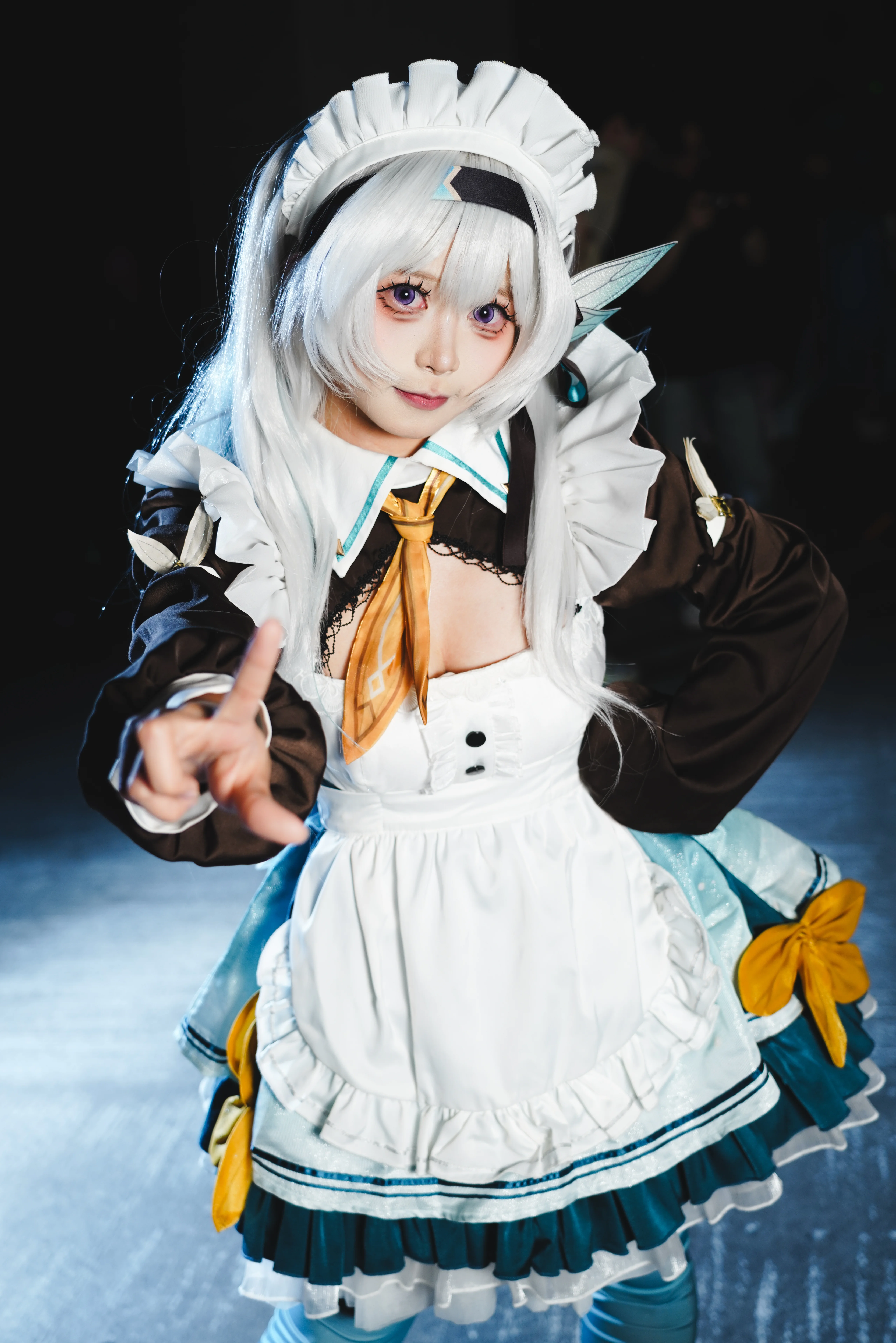 【流萤cos】崩坏星穹铁道女仆装，舞动在萤火虫漫展 - 第 4 张
