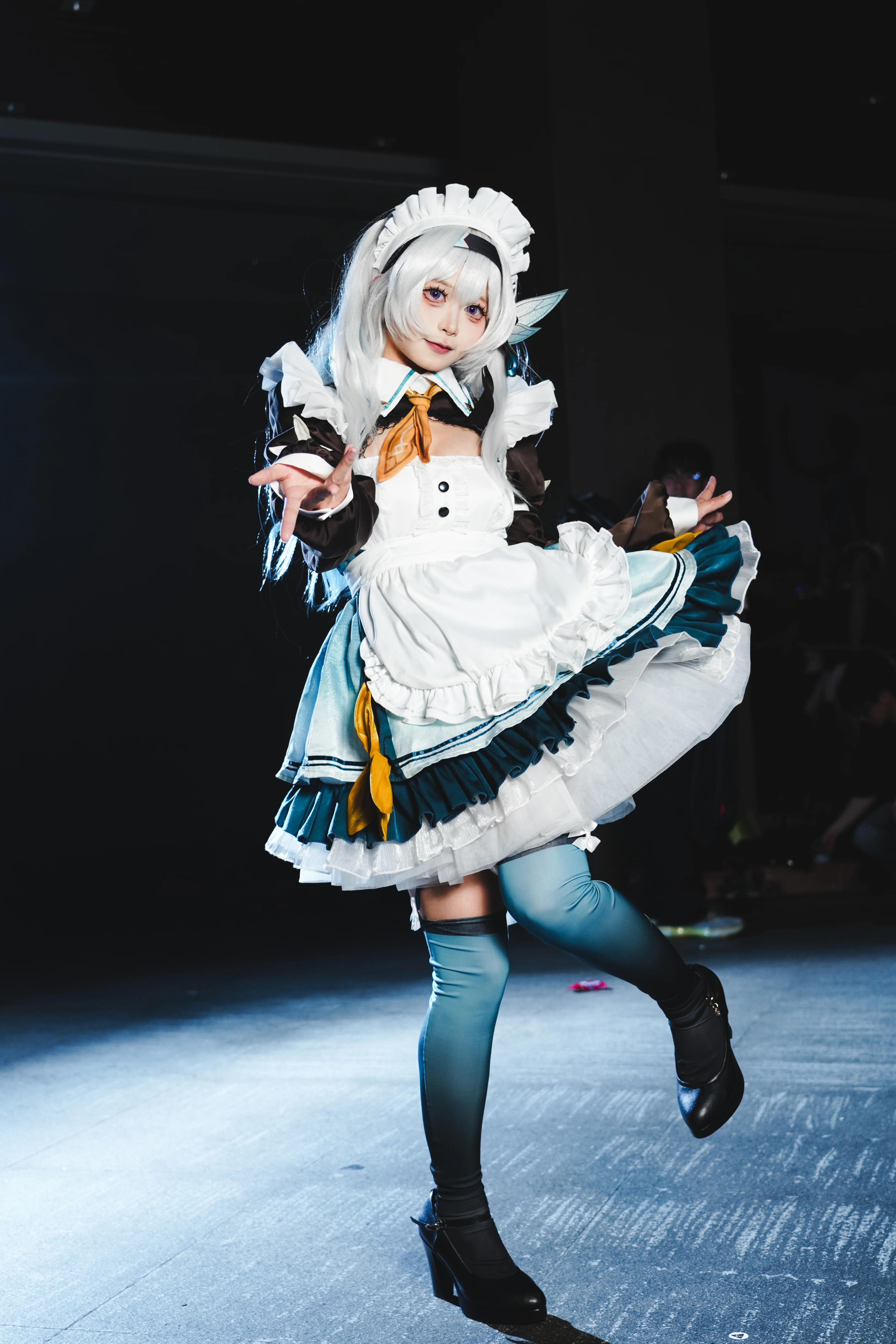 【流萤cos】崩坏星穹铁道女仆装，舞动在萤火虫漫展