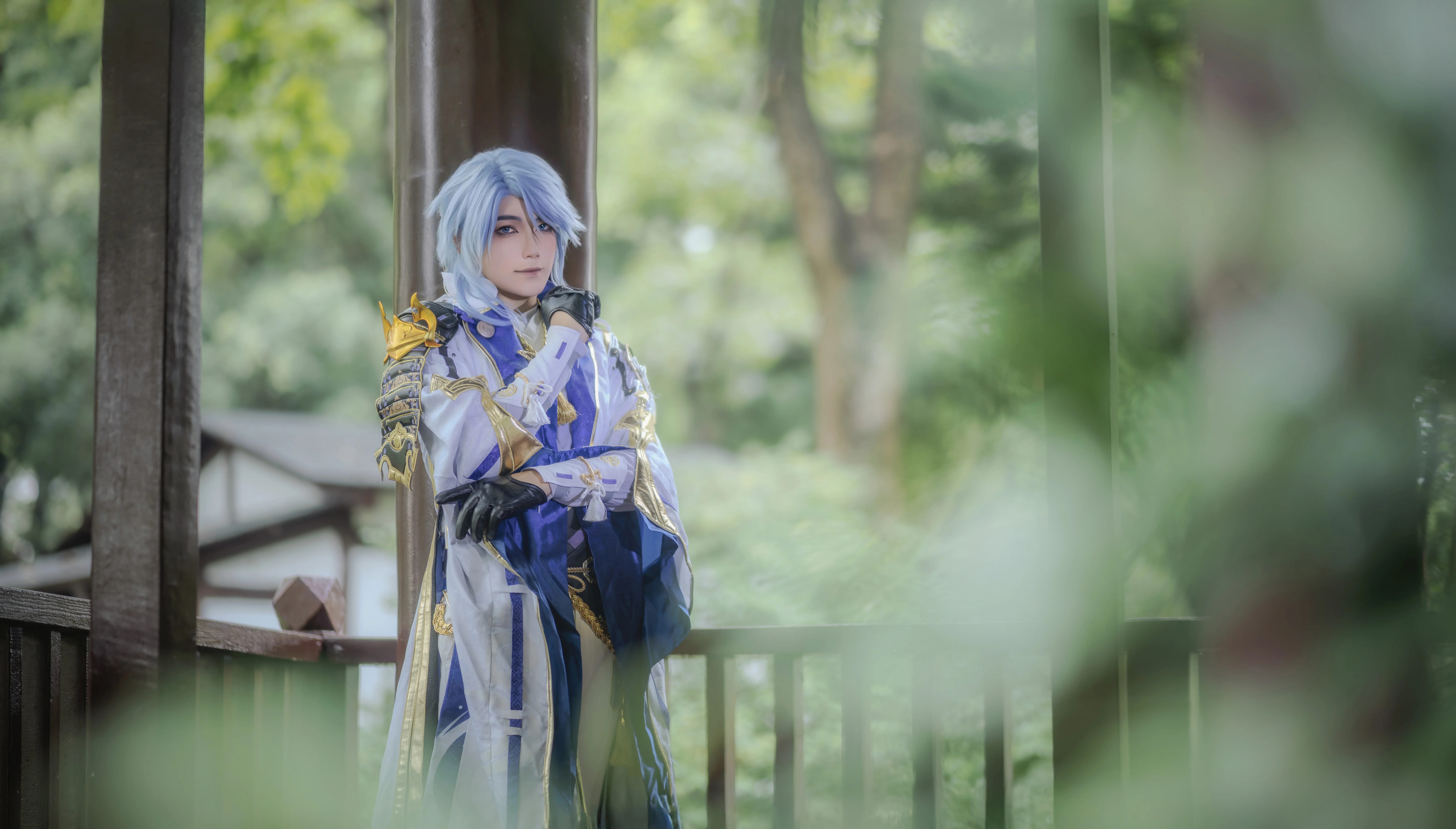 【神里绫华神里绫人早柚托马九条裟罗cos】稻妻团建，夏日园林之旅 - 第 3 张