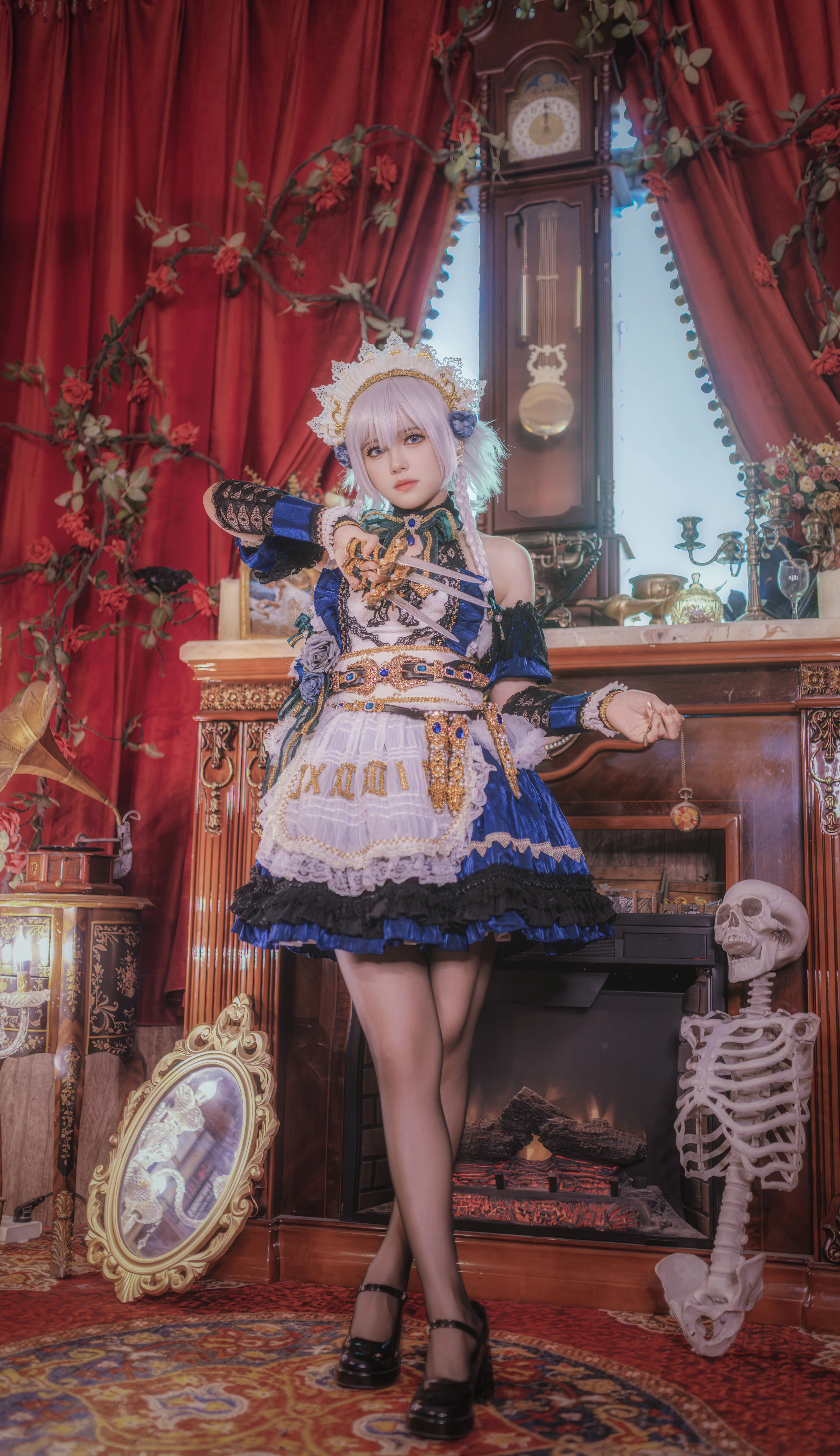 【十六夜咲夜 コスプレ】東方 レトロゴシック風メイド服の美しい瞬間 - 3 枚目