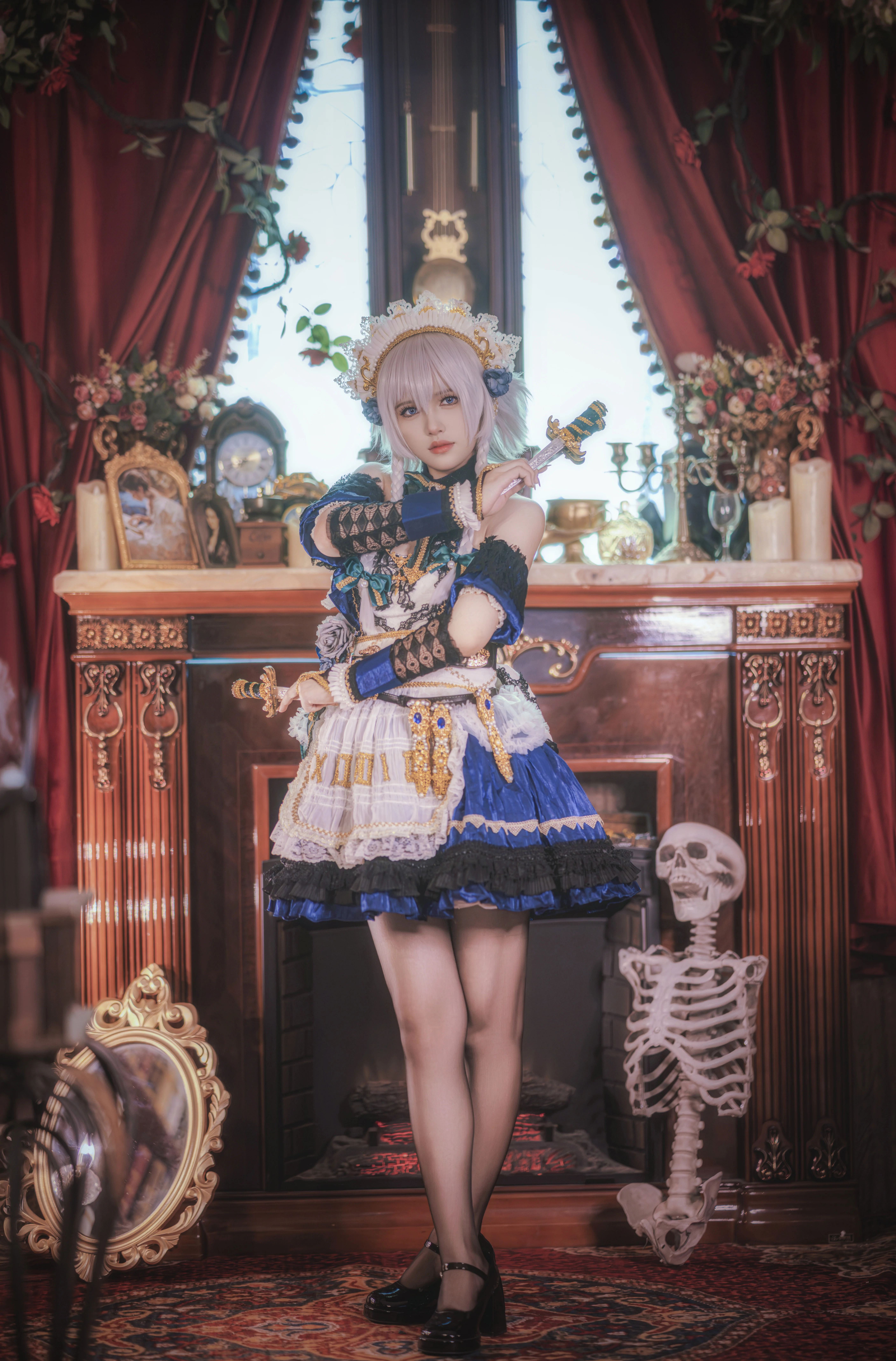 【十六夜咲夜 コスプレ】東方 レトロゴシック風メイド服の美しい瞬間 - 5 枚目