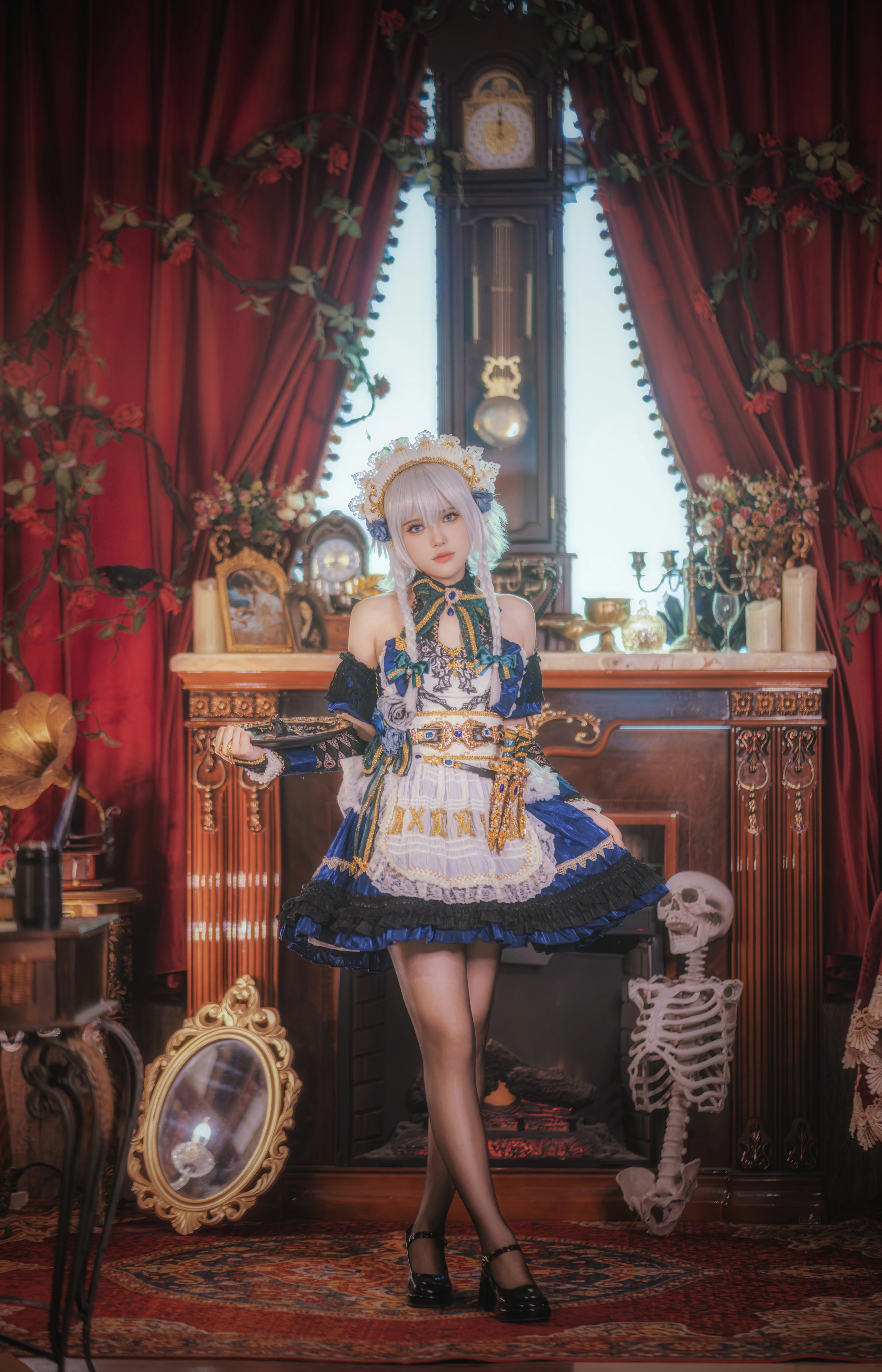 【十六夜咲夜 コスプレ】東方 レトロゴシック風メイド服の美しい瞬間 - 9 枚目