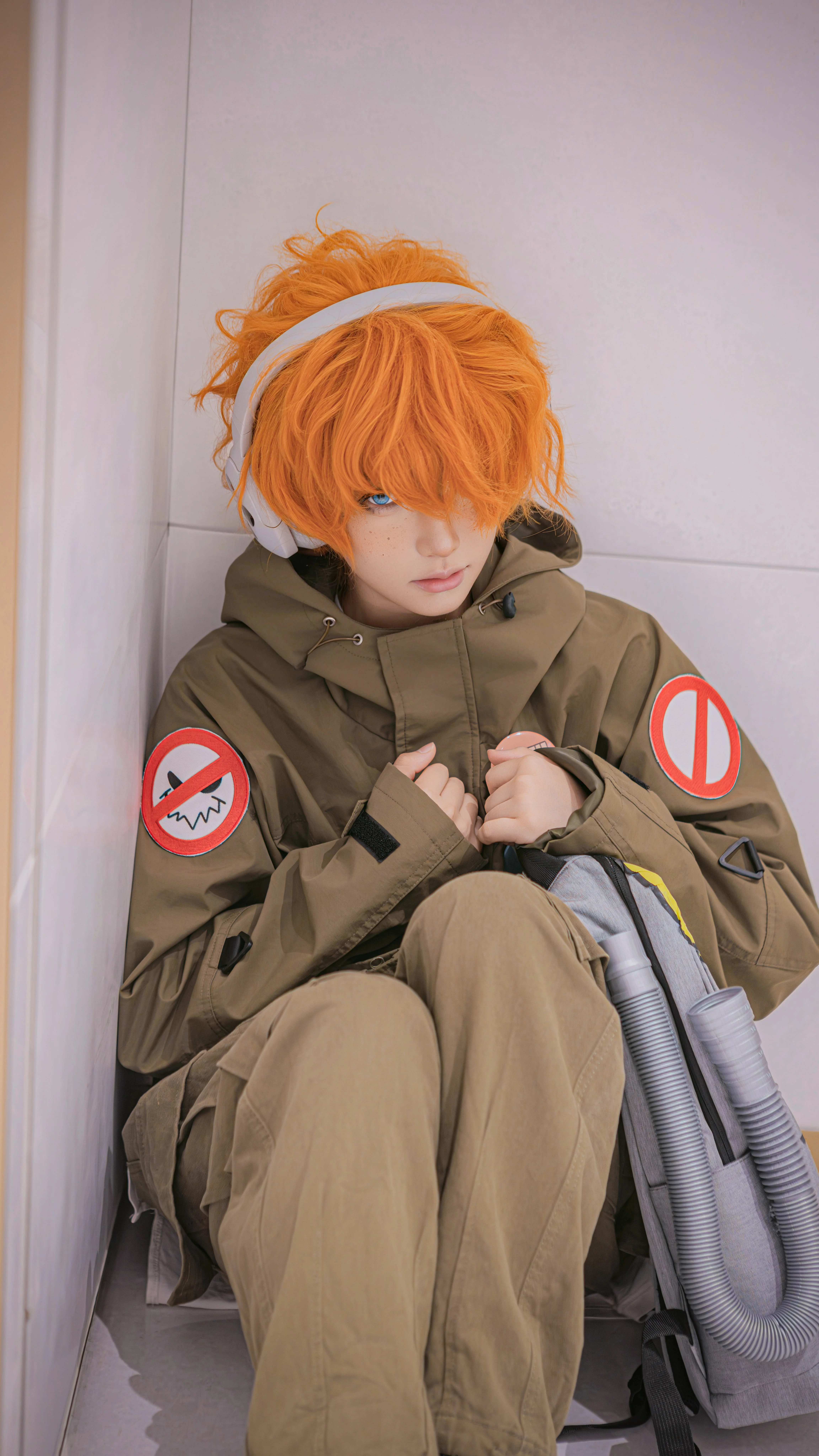 【ブリーフ コスプレ】パンティ&ストッキングwithガーターベルト、ショッピングモールでの気ままな日常 - 1 枚目