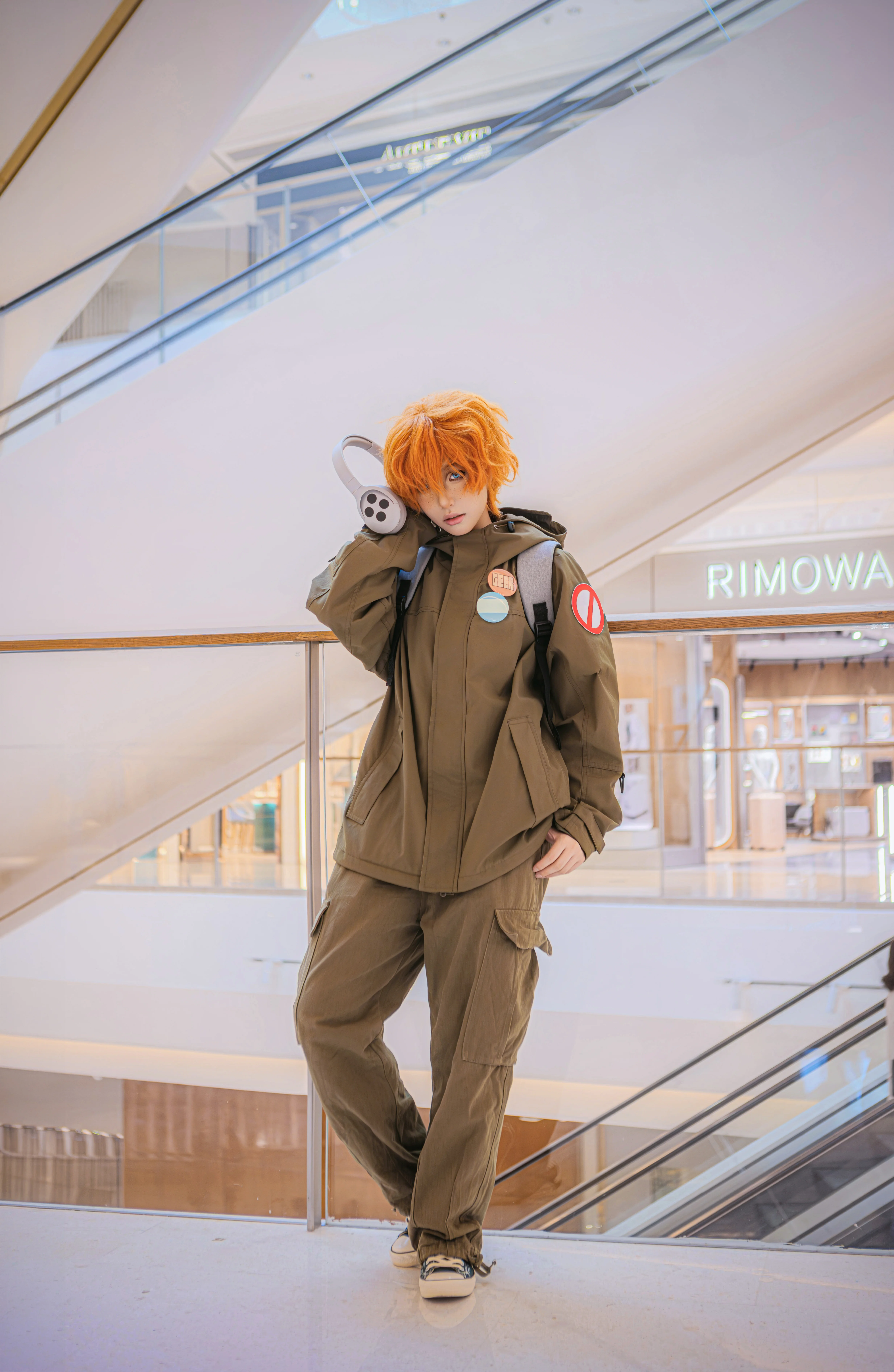 【ブリーフ コスプレ】パンティ&ストッキングwithガーターベルト、ショッピングモールでの気ままな日常 - 2 枚目