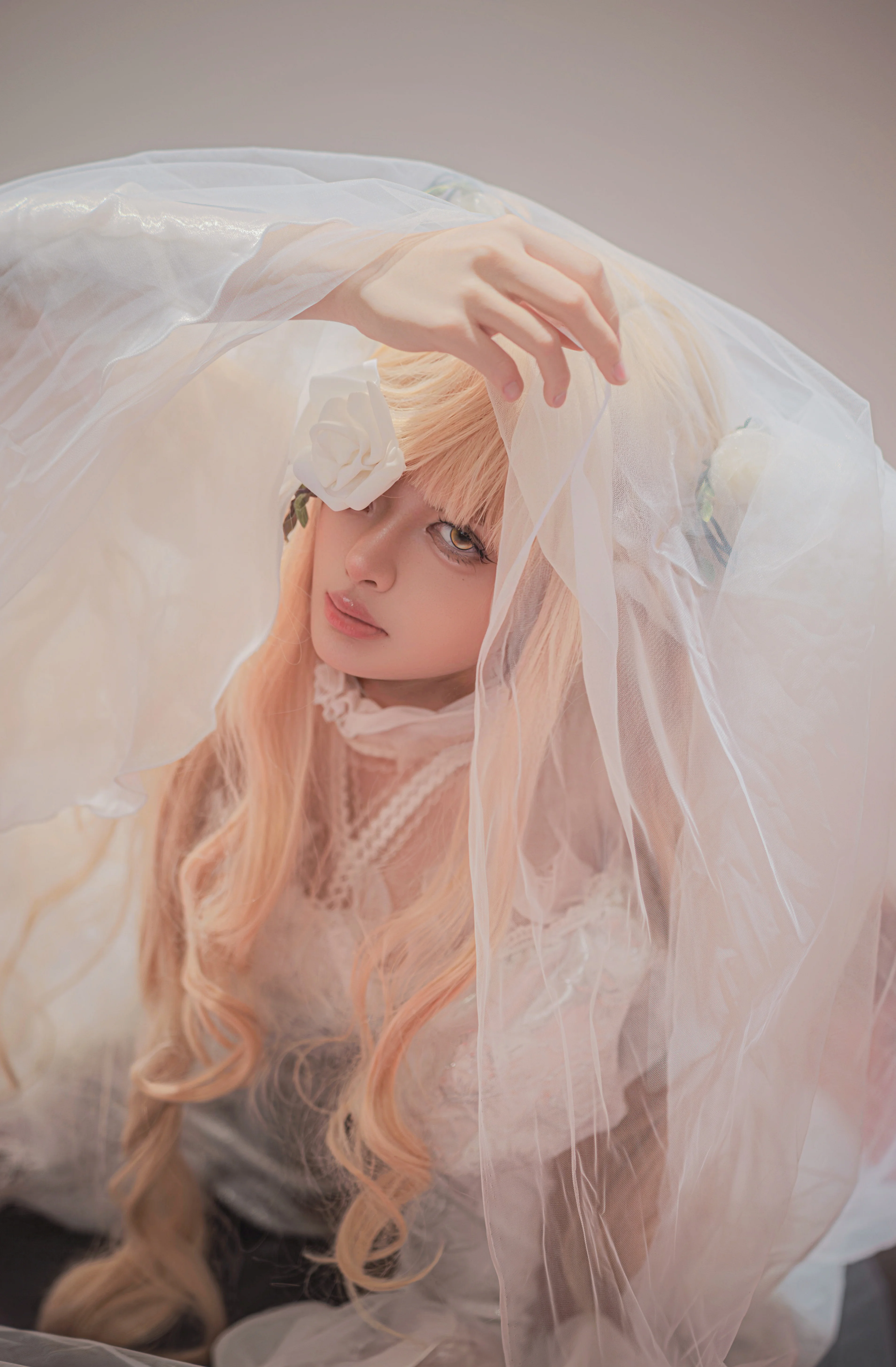【雪華綺晶cos】薔薇少女中的純白之夢 - 第 1 張