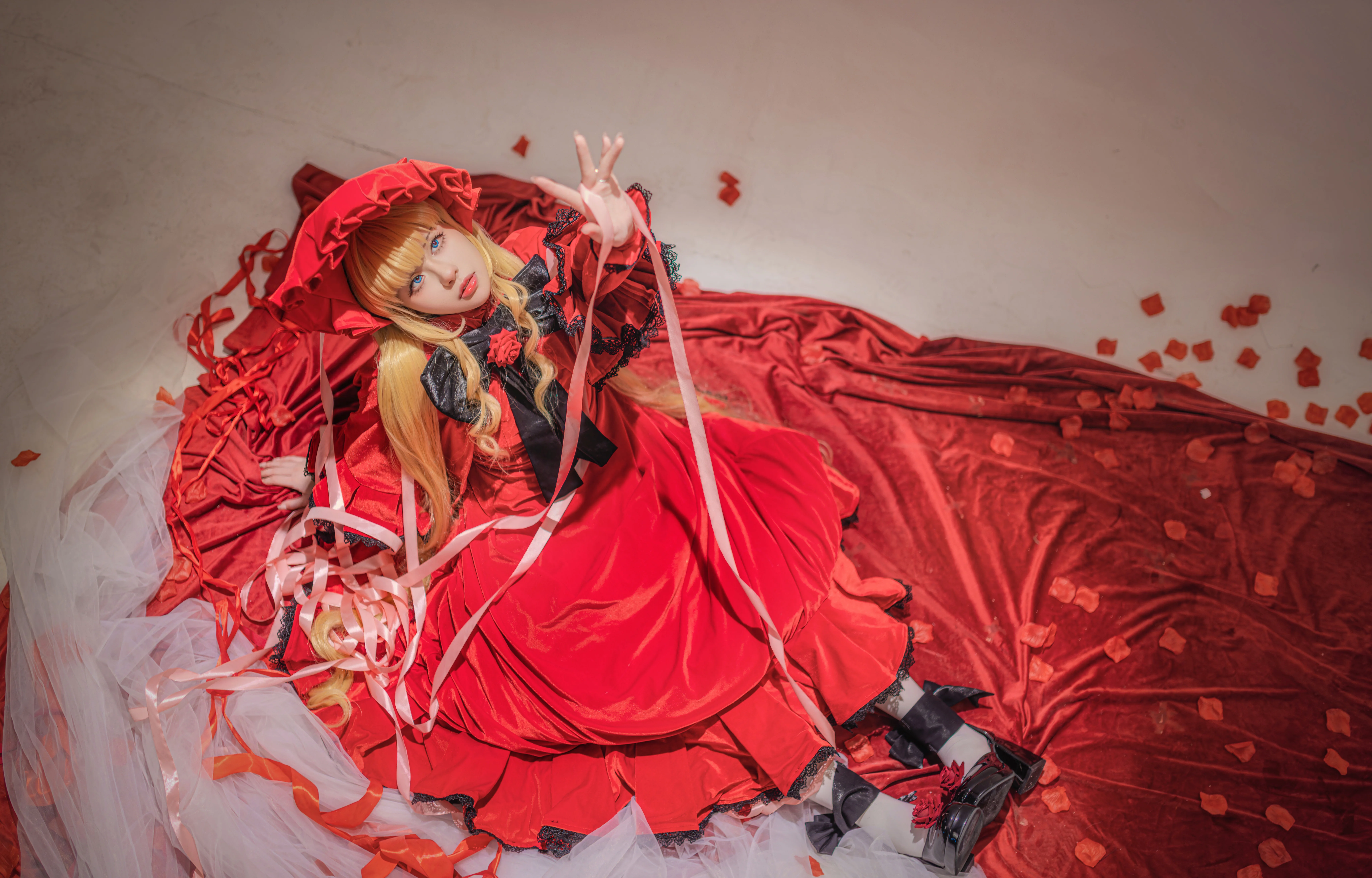 【真红水银灯cos】蔷薇少女团片 华丽与暗黑的宿命交织