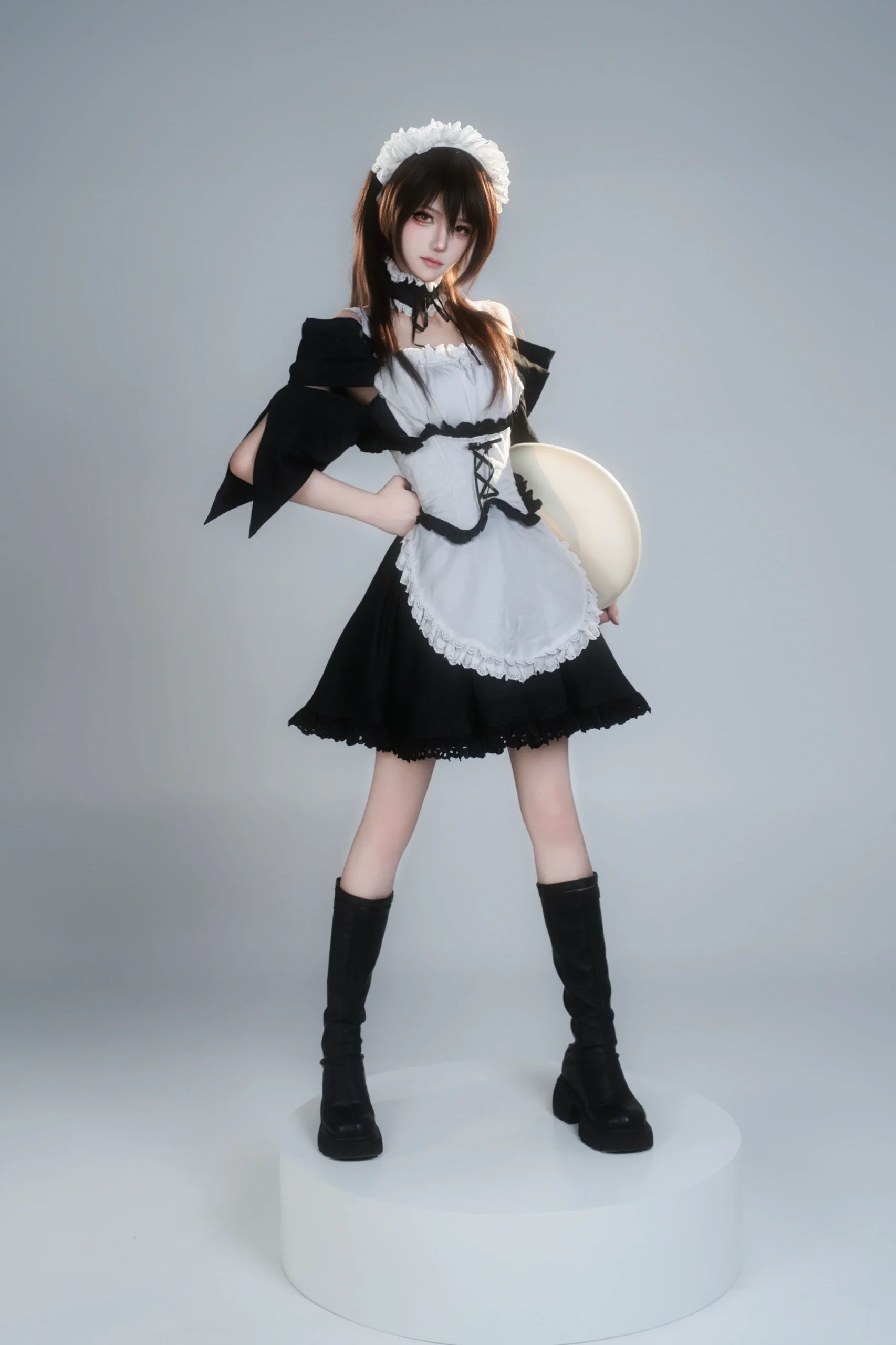 【鲇泽美咲cos】会长是女仆大人，今日份的女仆营业 - 第 1 张