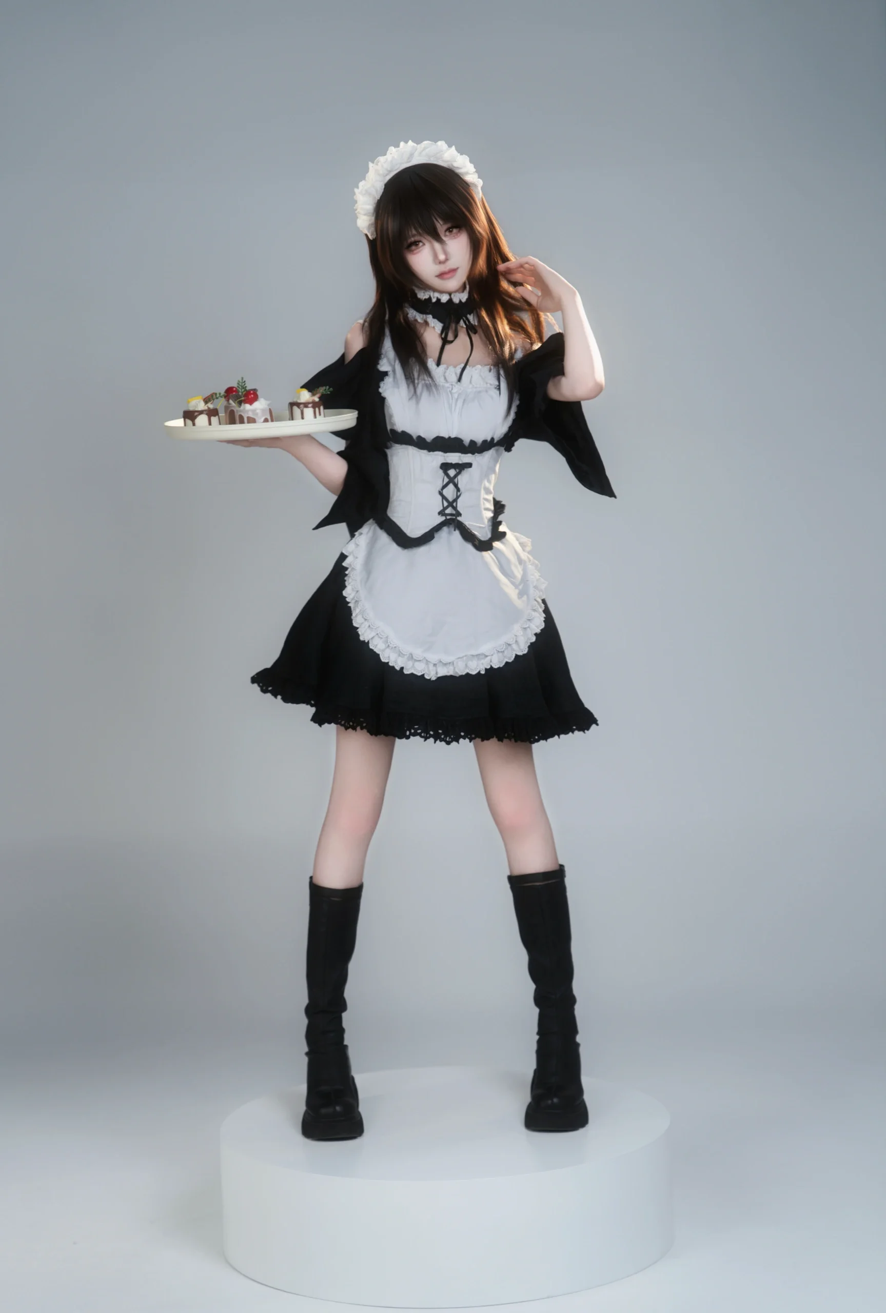 【鲇泽美咲cos】会长是女仆大人，今日份的女仆营业