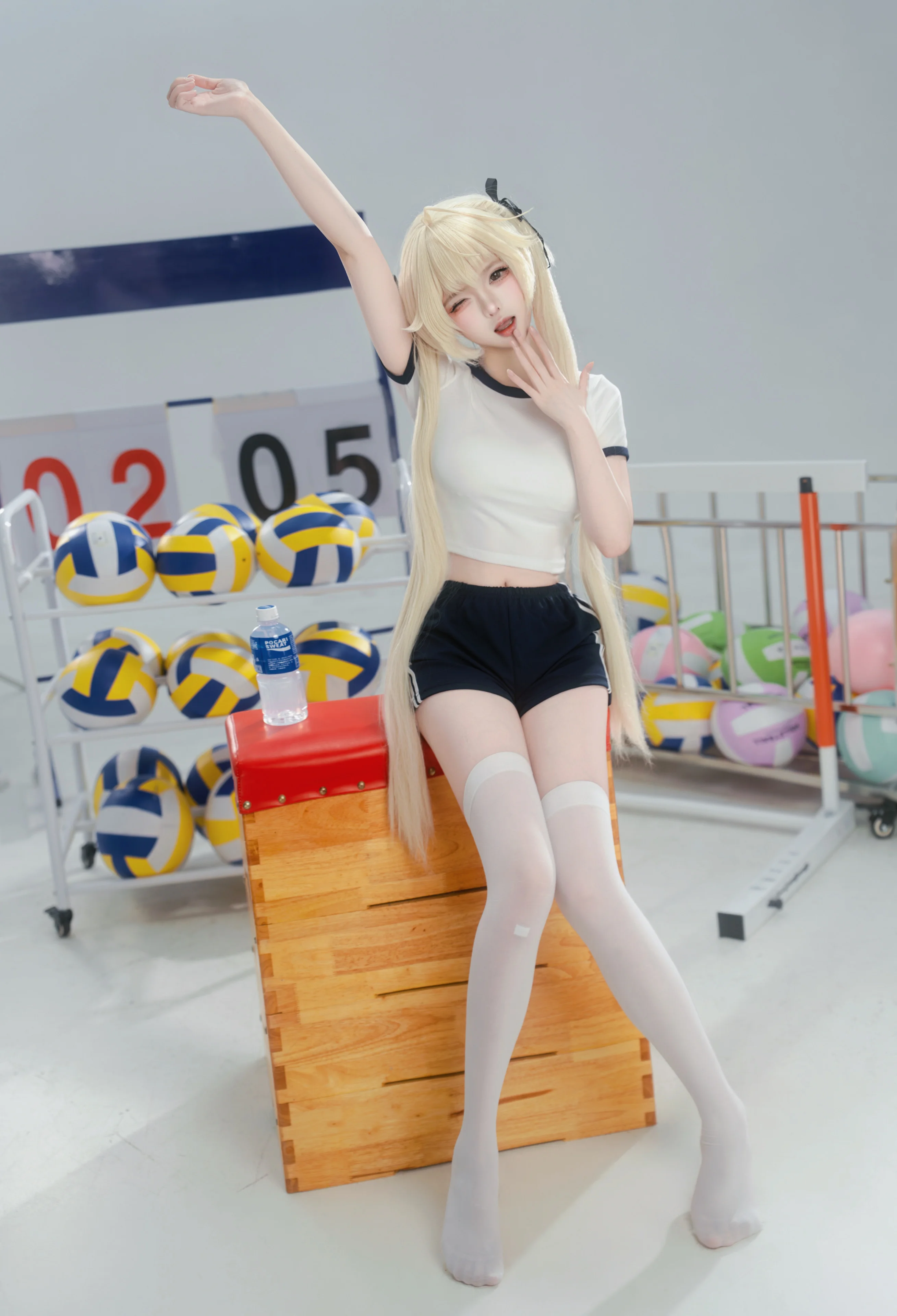 【春日野穹cos】体操服体育课的氛围感 - 第 3 张