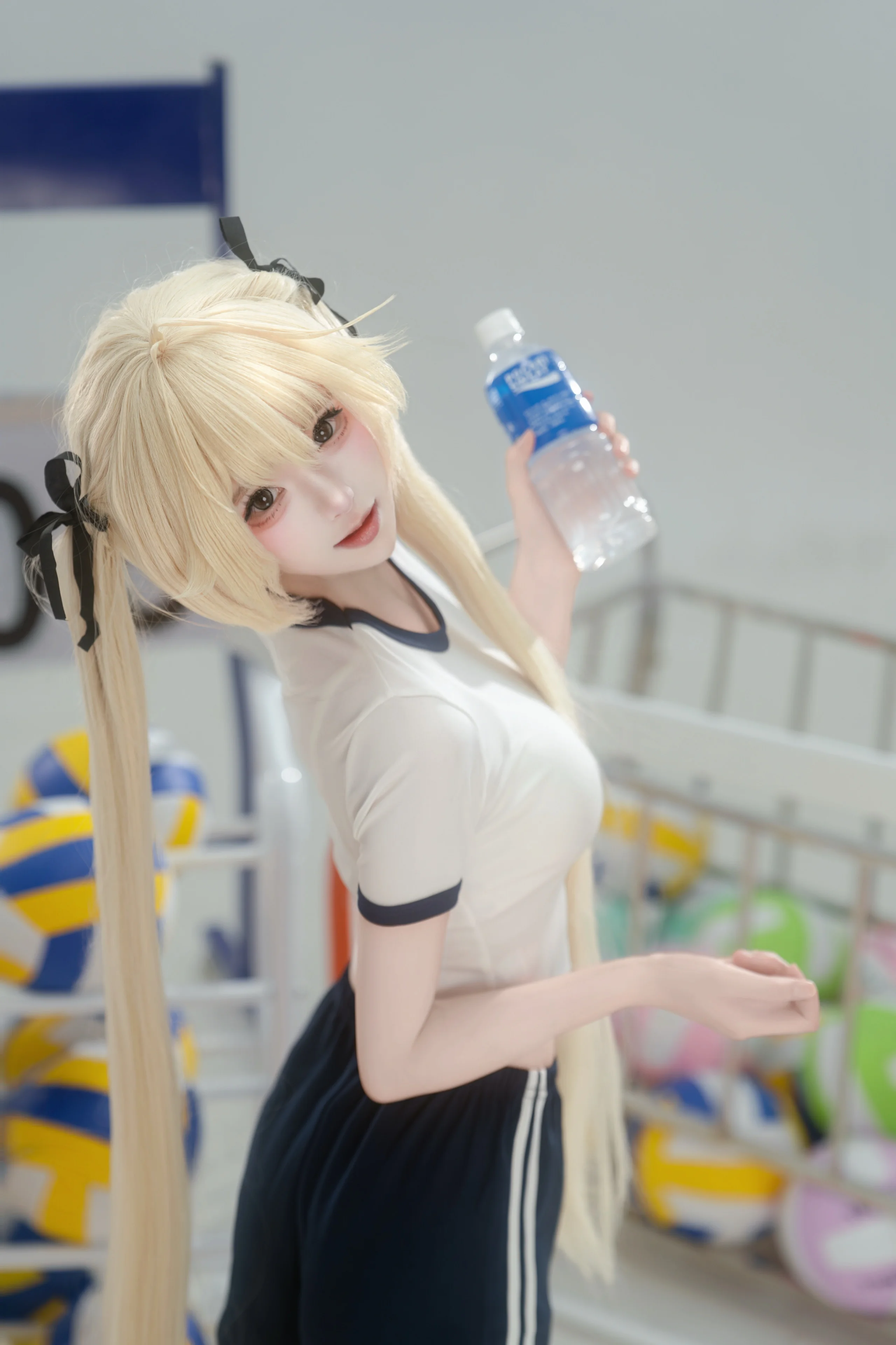 【春日野穹cos】缘分的天空里的运动私设体操服 - 第 1 张
