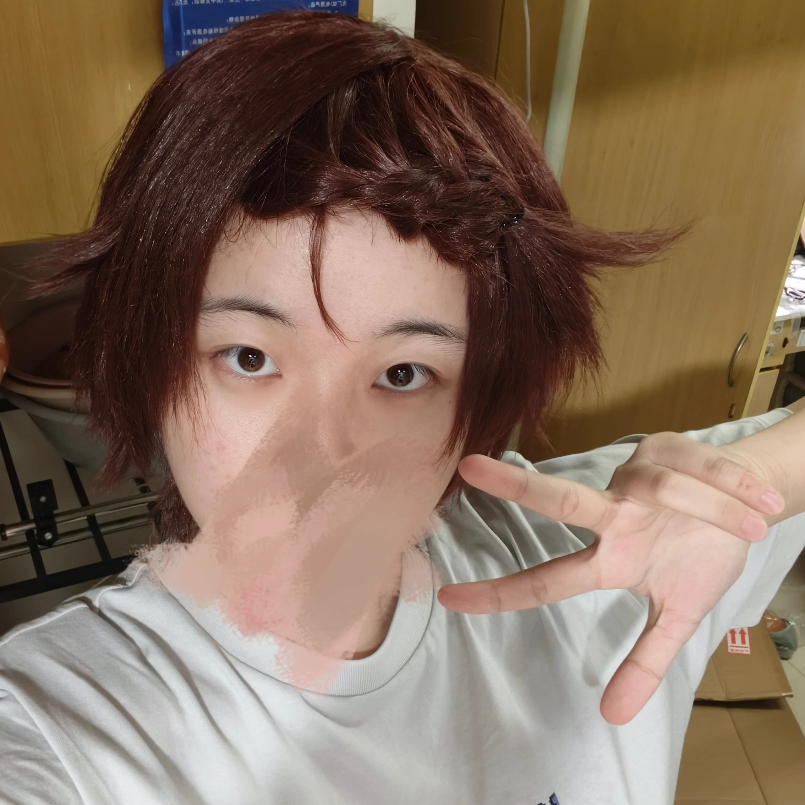 【結束いのり コスプレ】「カンフーナルキッソス」衣装の初コスプレ試着＆ウィッグ試着記録 - 2 枚目