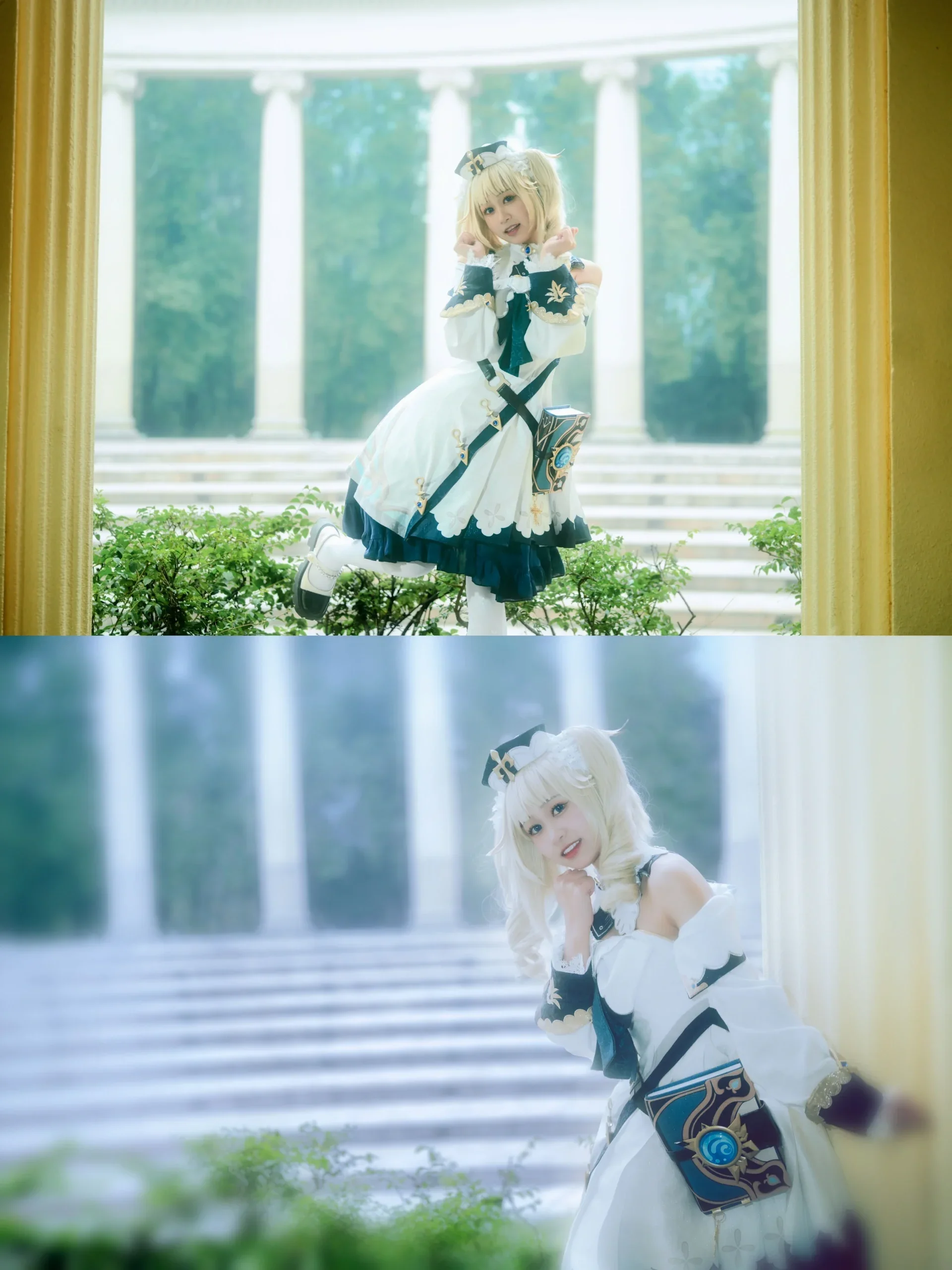 【芭芭拉cos】百林公园的欧式建筑下，是西风教会的祈礼牧师 - 第 9 张