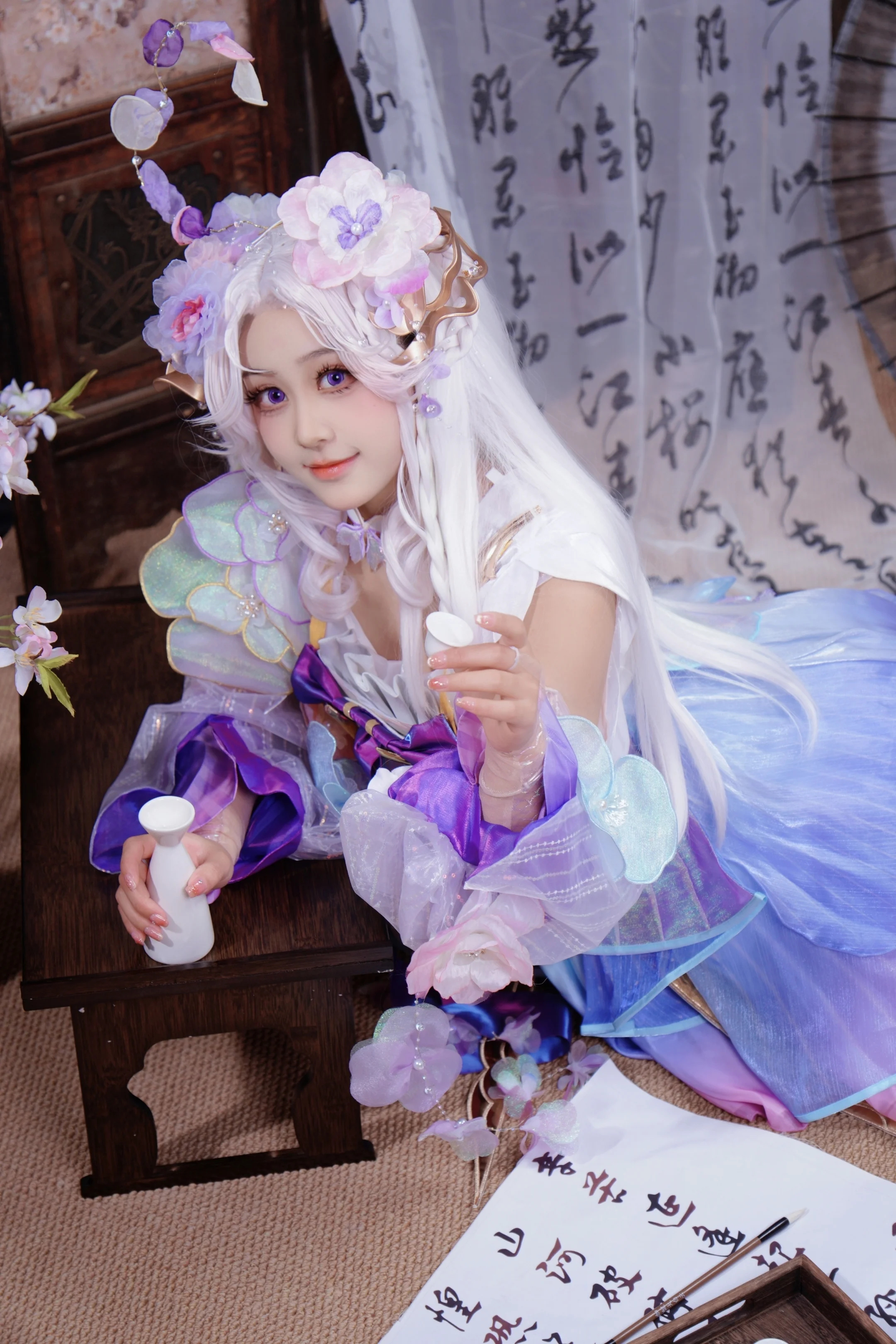 【朵莉亞cos】王者榮耀幻珠鮫人，光影裡的國風意境