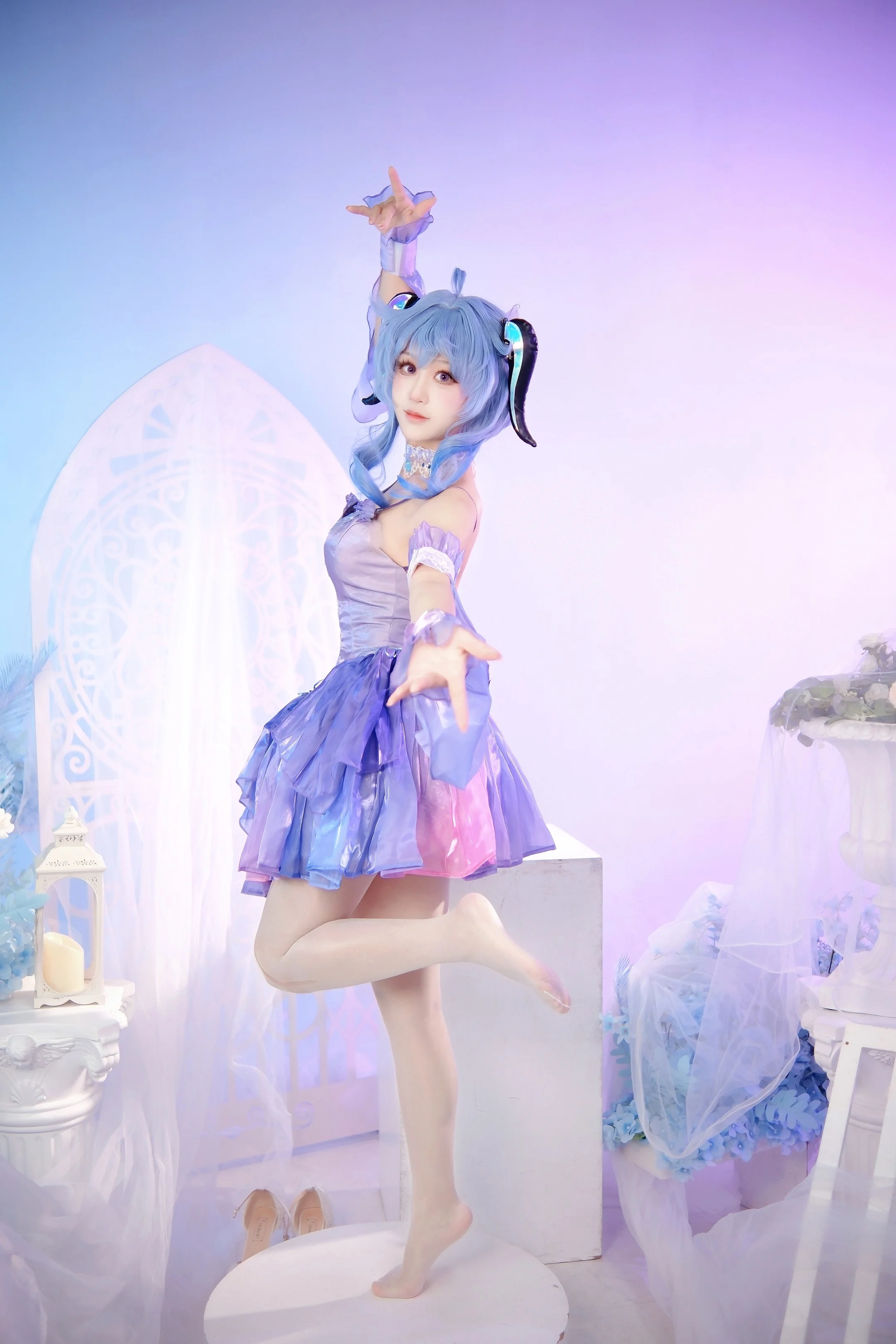 【甘雨cos】从璃月港跳一支芭蕾舞 - 第 2 张