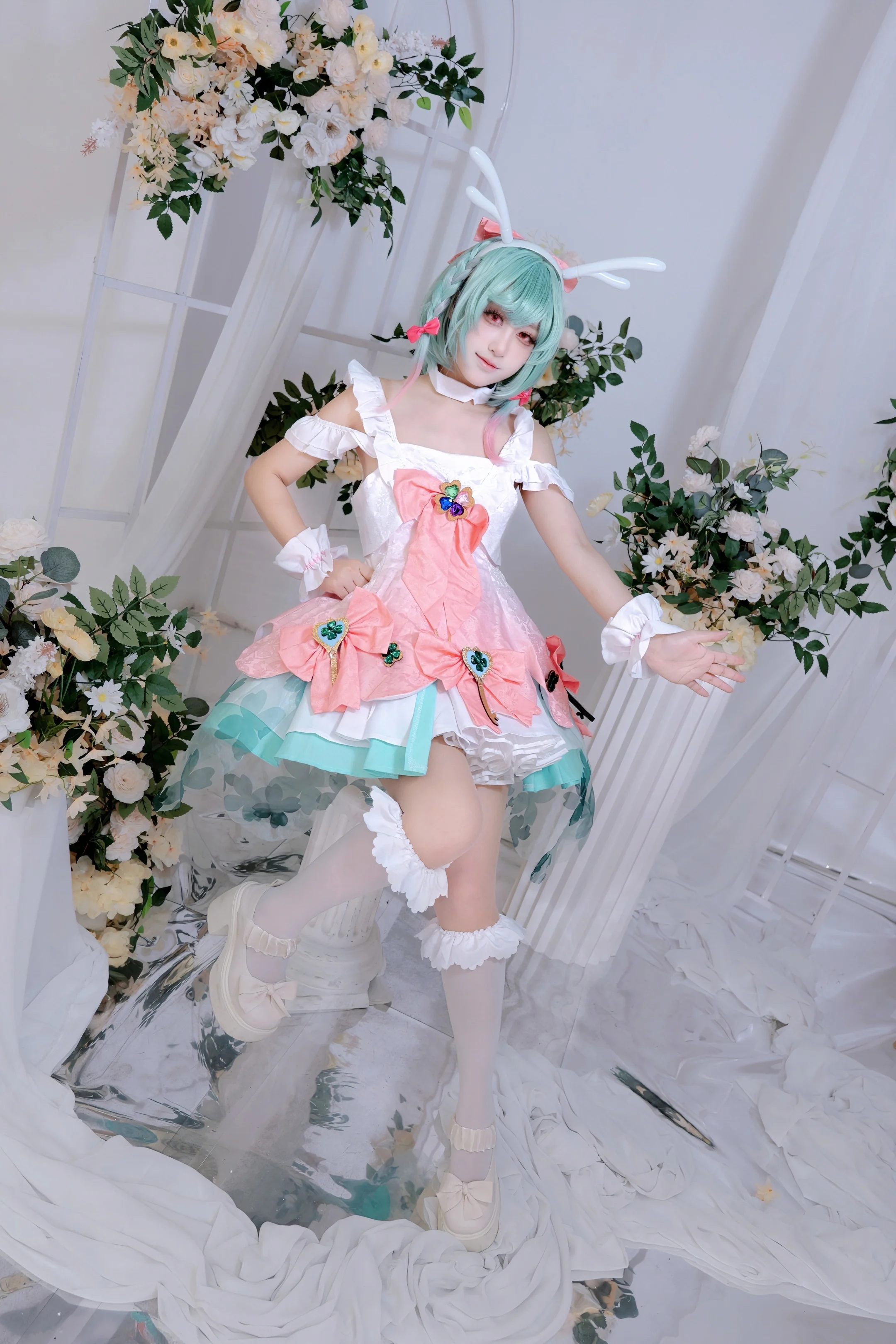 【瑶cos】王者荣耀时之祈愿，精灵少女的春日梦境 - 第 5 张