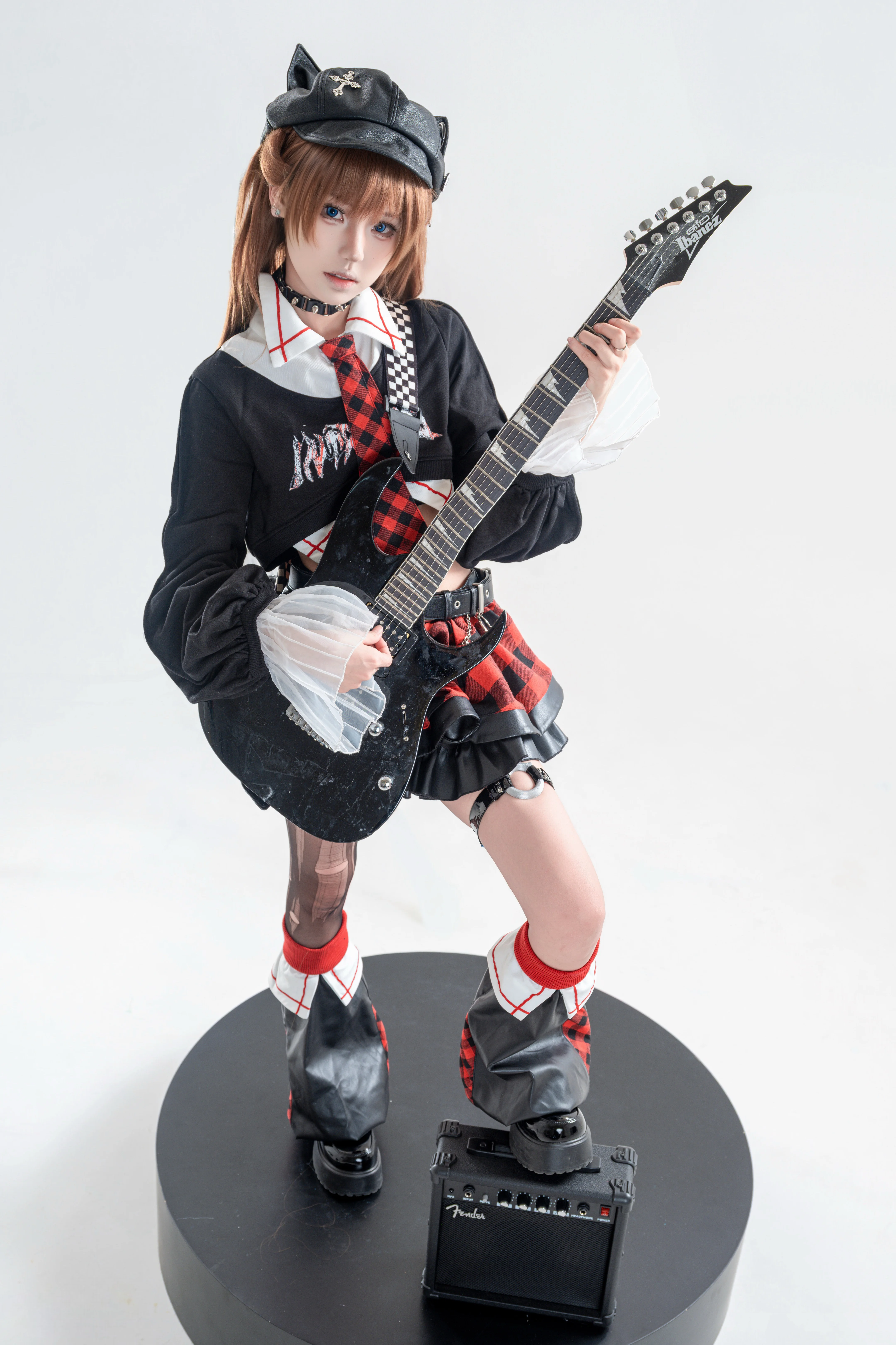 【明日香cos】冬末白棚摇滚风拍摄记录