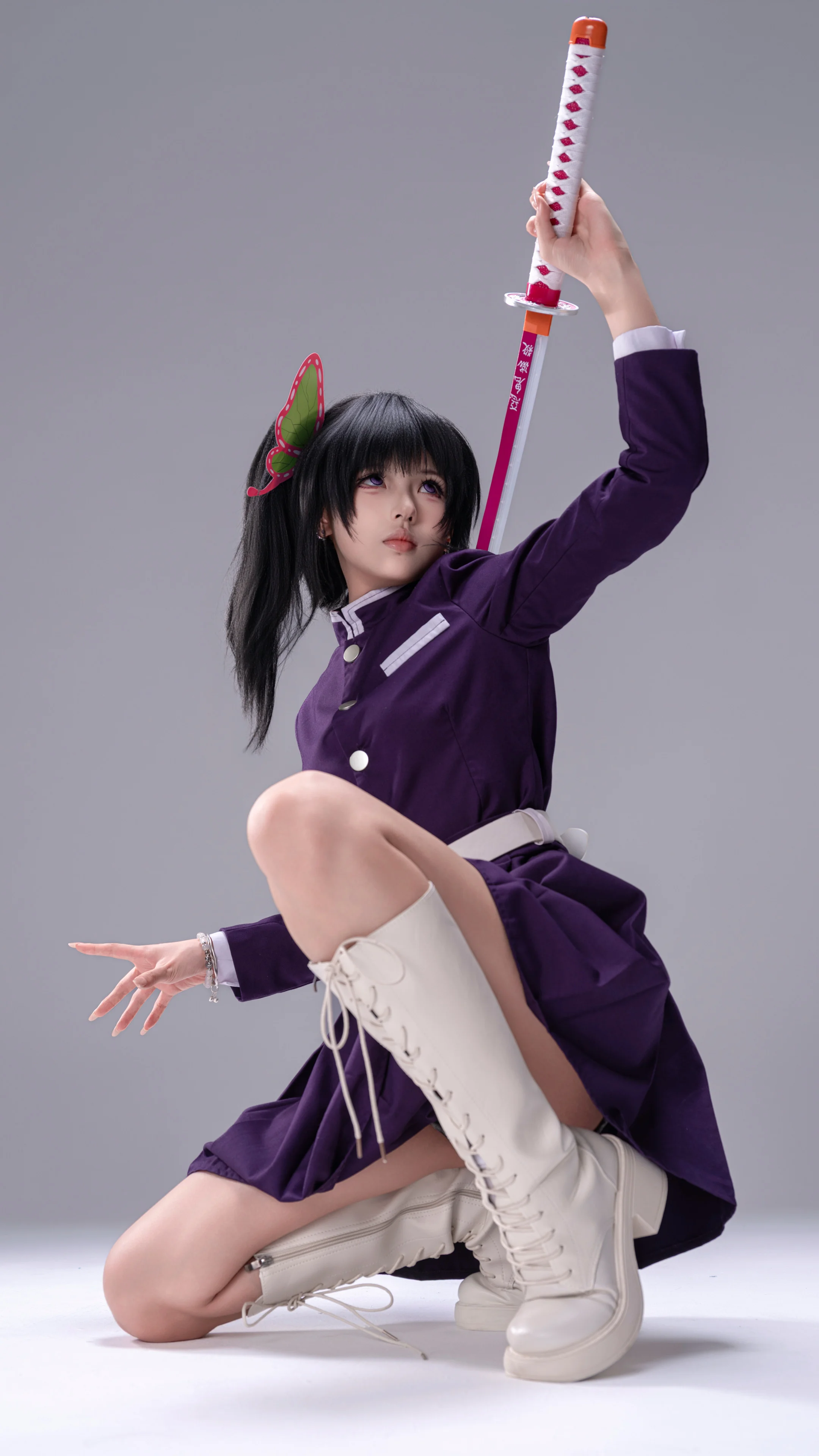 【香奈乎cos】五月的軍訓白棚，鬼滅之刃的靈動瞬間 - 第 1 張