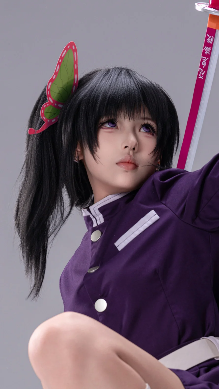 【香奈乎cos】五月的軍訓白棚，鬼滅之刃的靈動瞬間 - 第 2 張