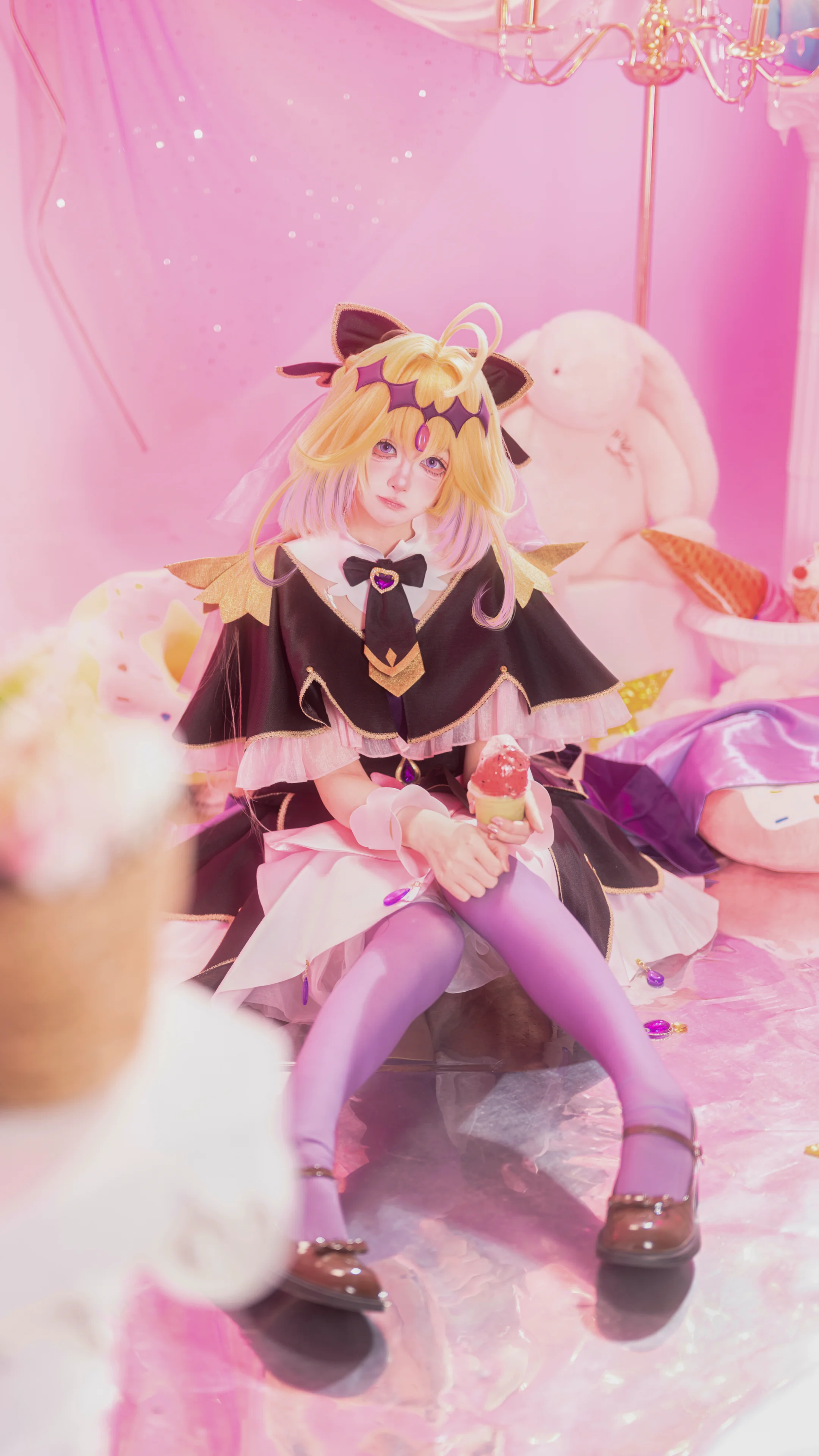 【露露卡cos】名侦探光之美少女的四月棚拍时刻 - 第 1 张