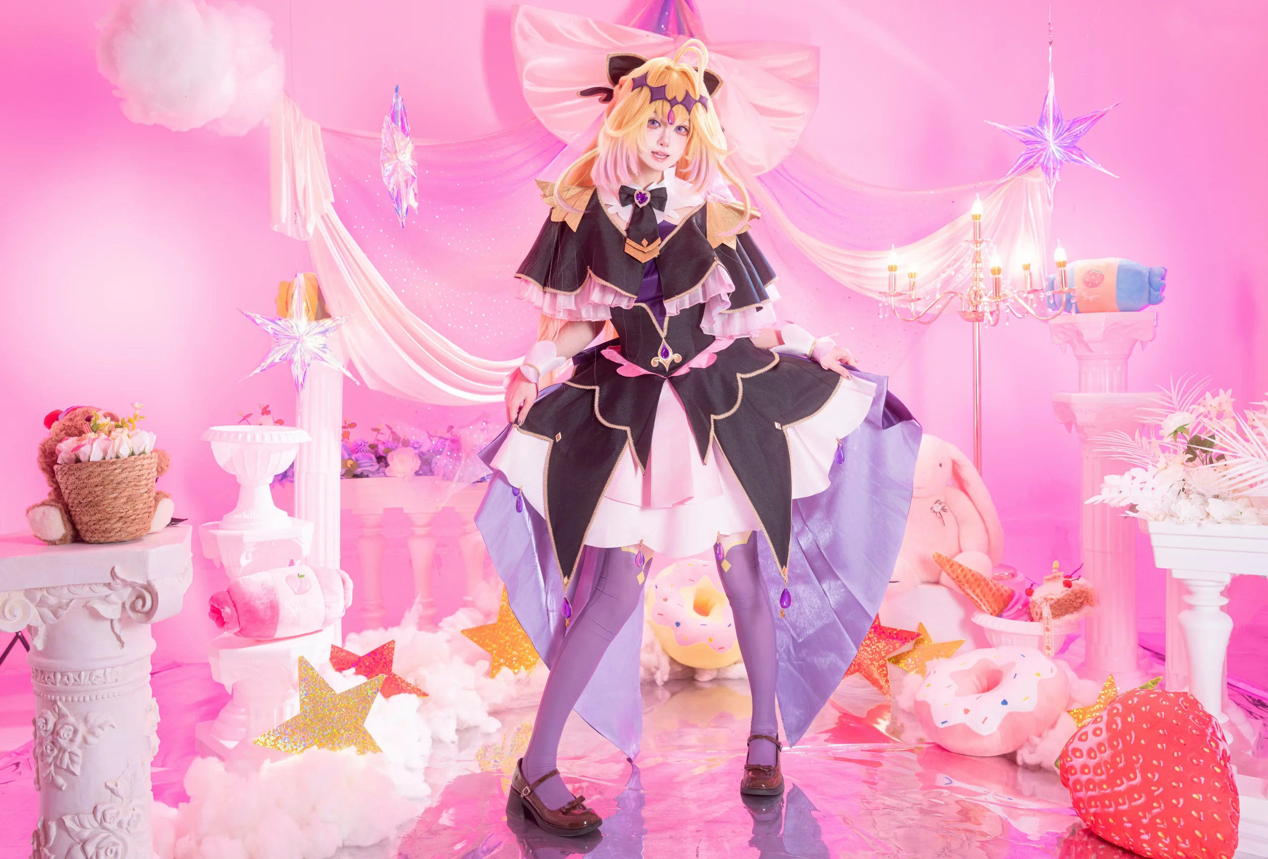 【露露卡cos】名侦探光之美少女的四月棚拍时刻 - 第 2 张