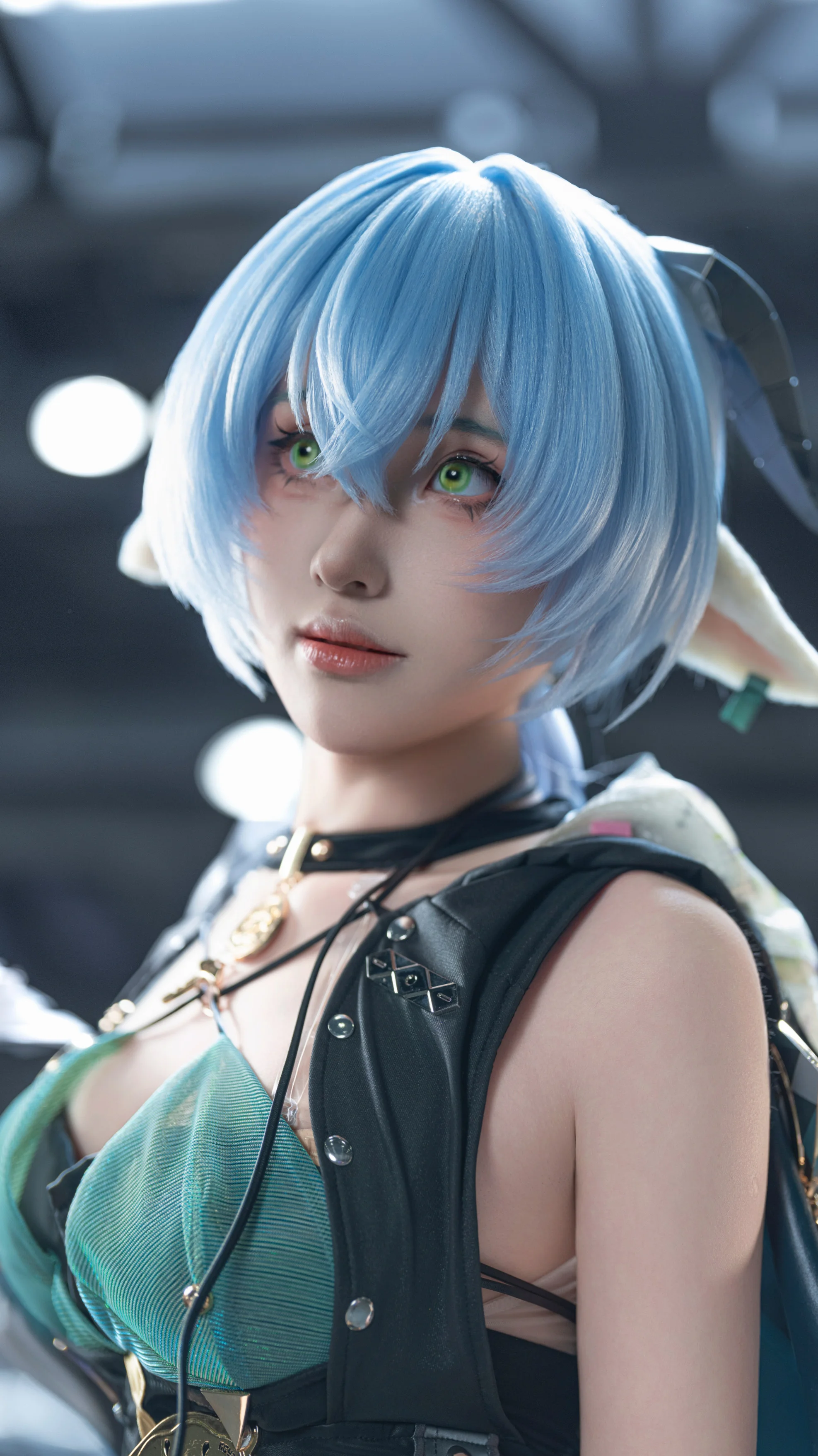 【卢西娅cos】绝区零的魔术师，工业风场照还原 - 第 2 张