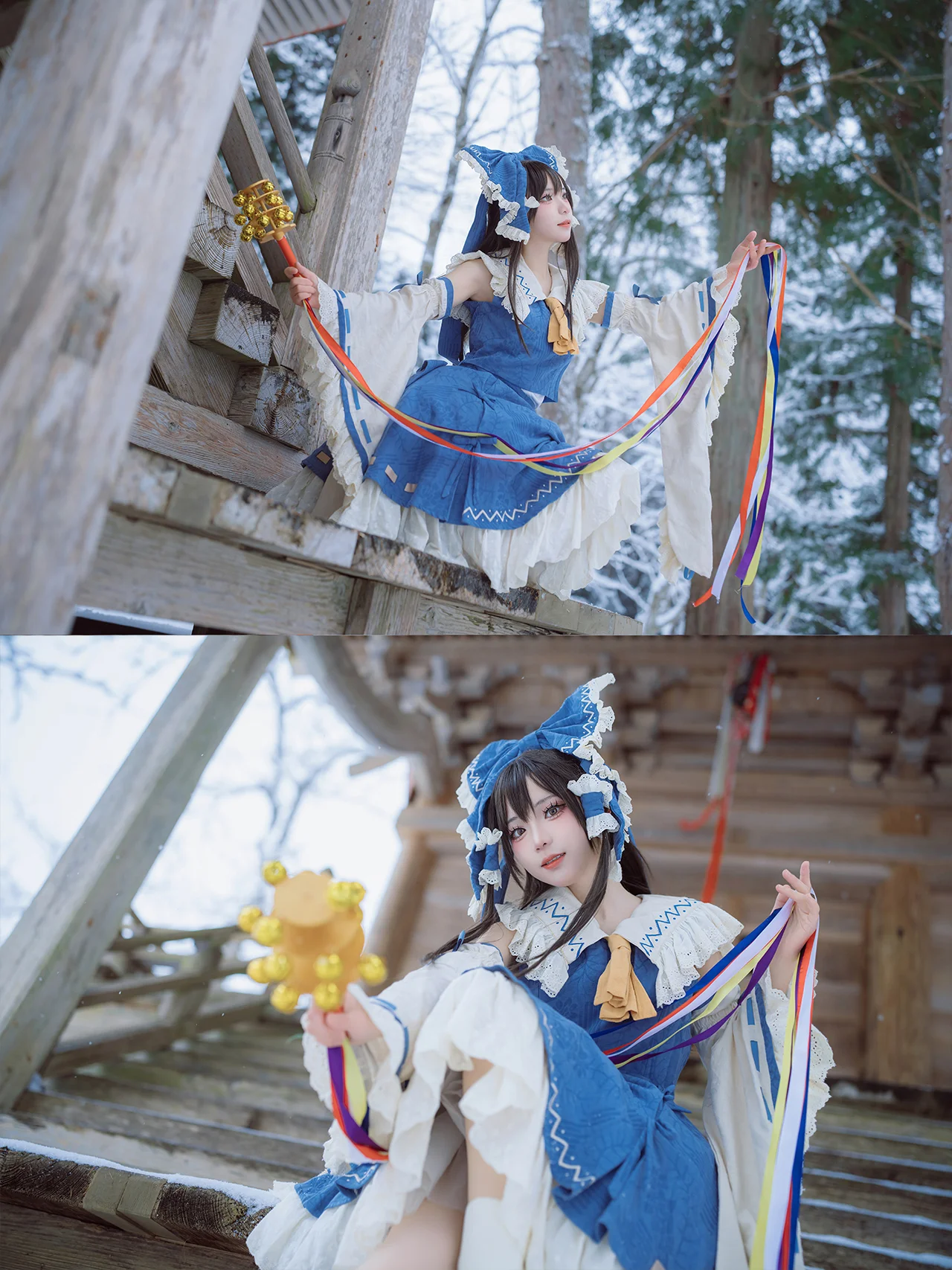 [Hakurei Shrine Snow Scene Cosplay] 40 Minutes of Pure Joy - Image 11