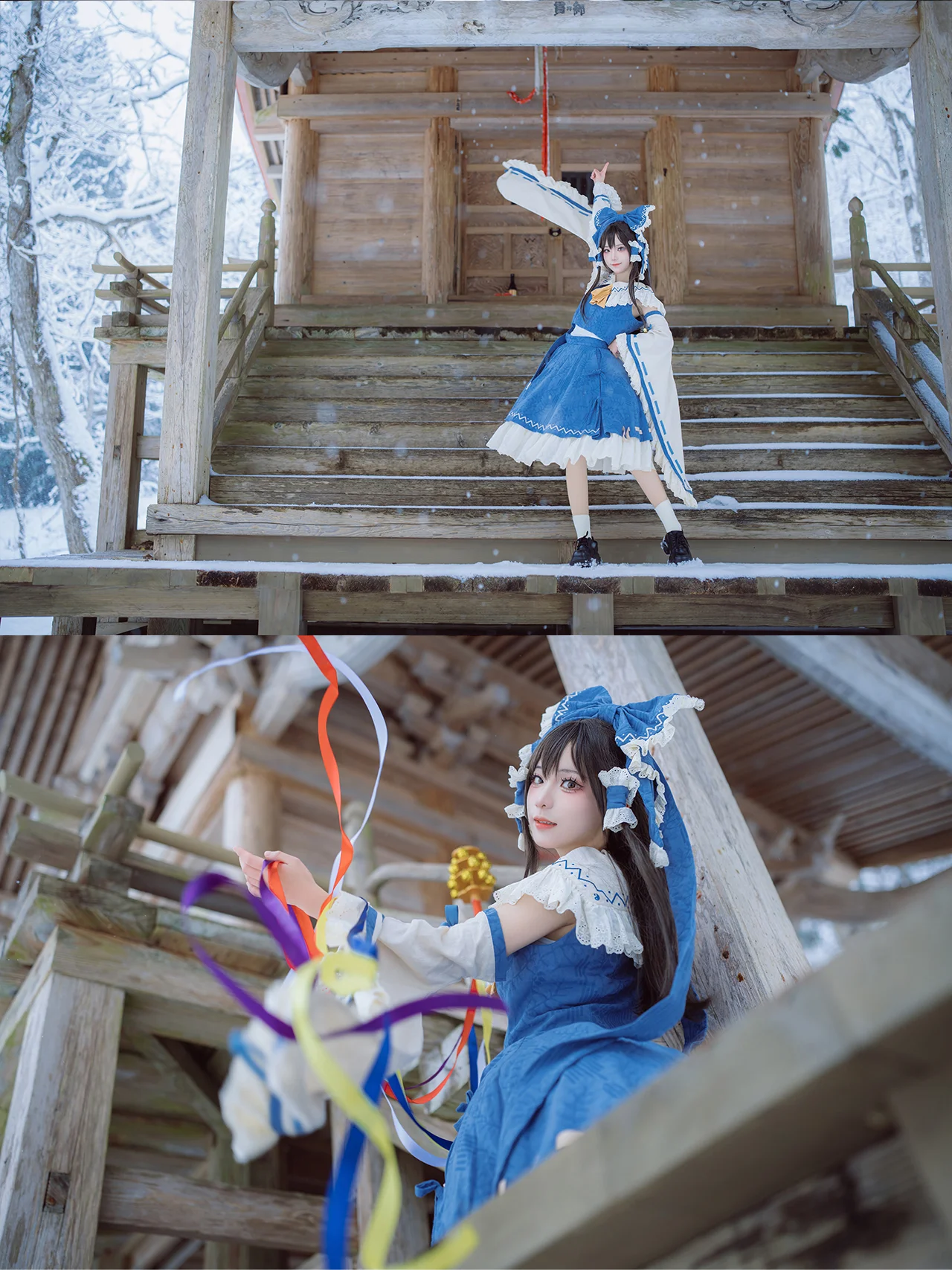 [Hakurei Shrine Snow Scene Cosplay] 40 Minutes of Pure Joy - Image 12