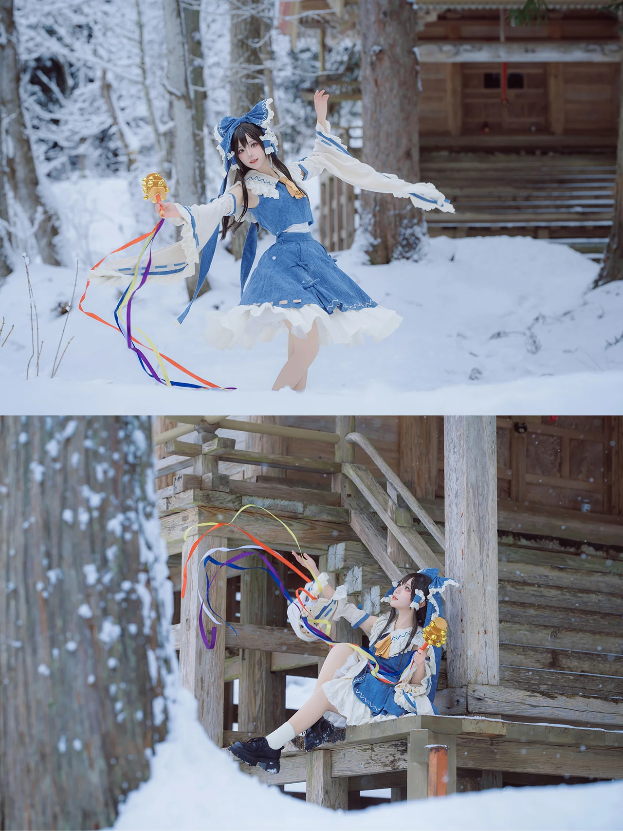 [Hakurei Shrine Snow Scene Cosplay] 40 Minutes of Pure Joy - Image 2