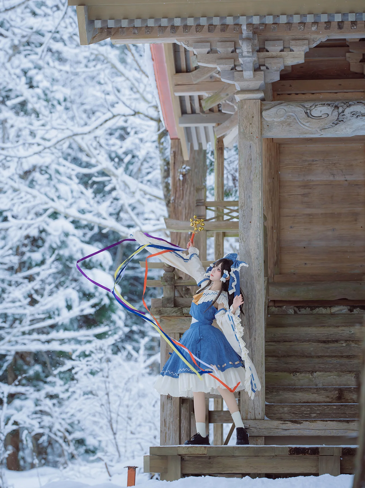 [Hakurei Shrine Snow Scene Cosplay] 40 Minutes of Pure Joy - Image 3
