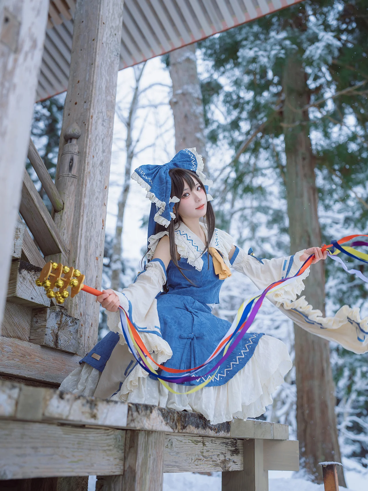[Hakurei Shrine Snow Scene Cosplay] 40 Minutes of Pure Joy - Image 4