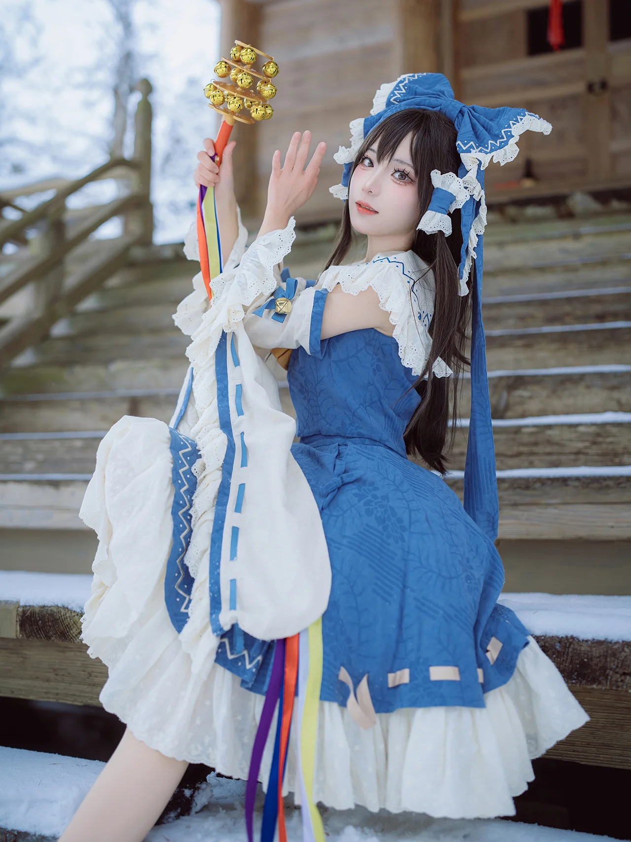 [Hakurei Shrine Snow Scene Cosplay] 40 Minutes of Pure Joy - Image 5