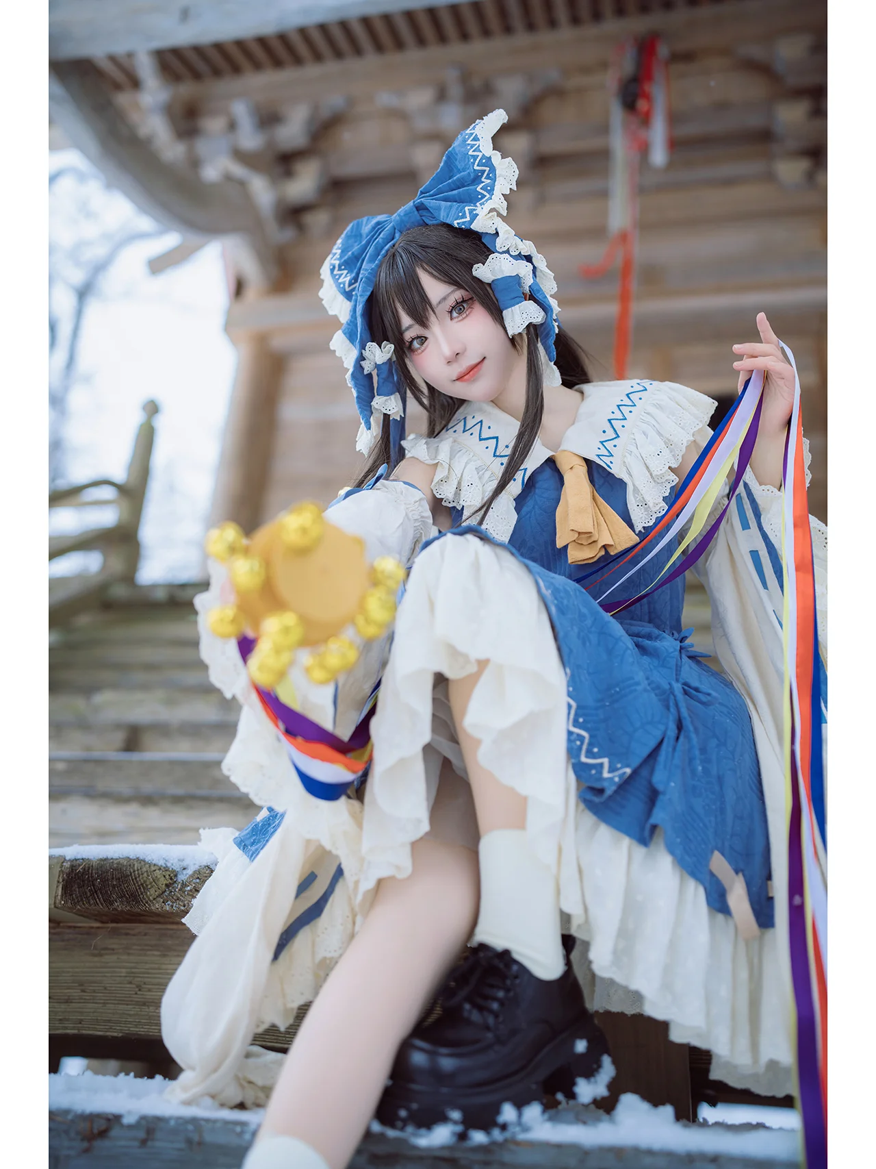 [Hakurei Shrine Snow Scene Cosplay] 40 Minutes of Pure Joy - Image 7