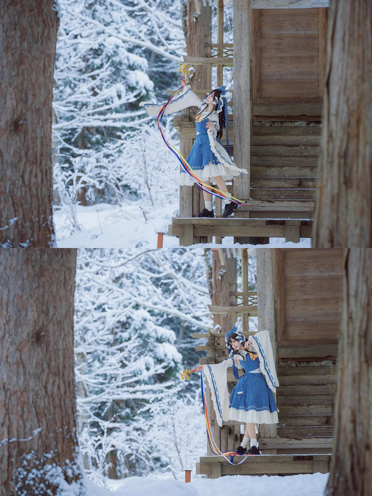 [Hakurei Shrine Snow Scene Cosplay] 40 Minutes of Pure Joy - Image 8