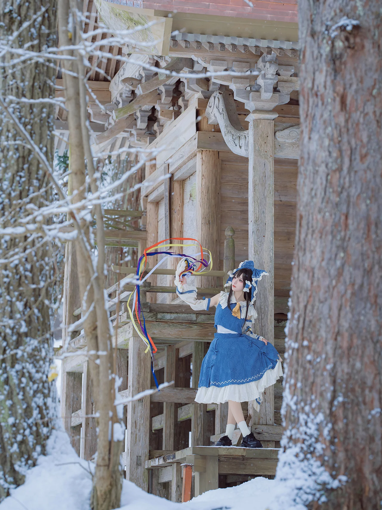 [Hakurei Shrine Snow Scene Cosplay] 40 Minutes of Pure Joy - Image 9