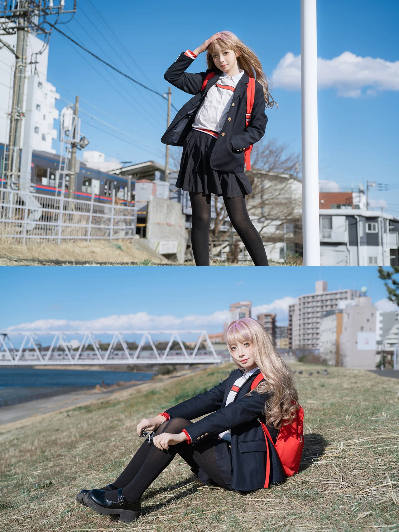 [Minami Yume Cosplay] Strong Winds and Daily Life by the Edogawa Riverbank - Image 1