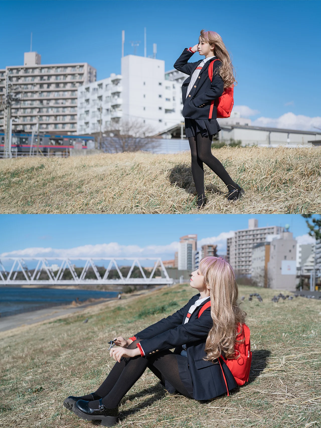 [Minami Yume Cosplay] Strong Winds and Daily Life by the Edogawa Riverbank - Image 10