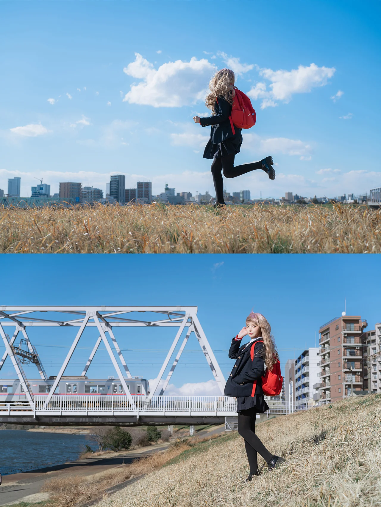 [Minami Yume Cosplay] Strong Winds and Daily Life by the Edogawa Riverbank - Image 12