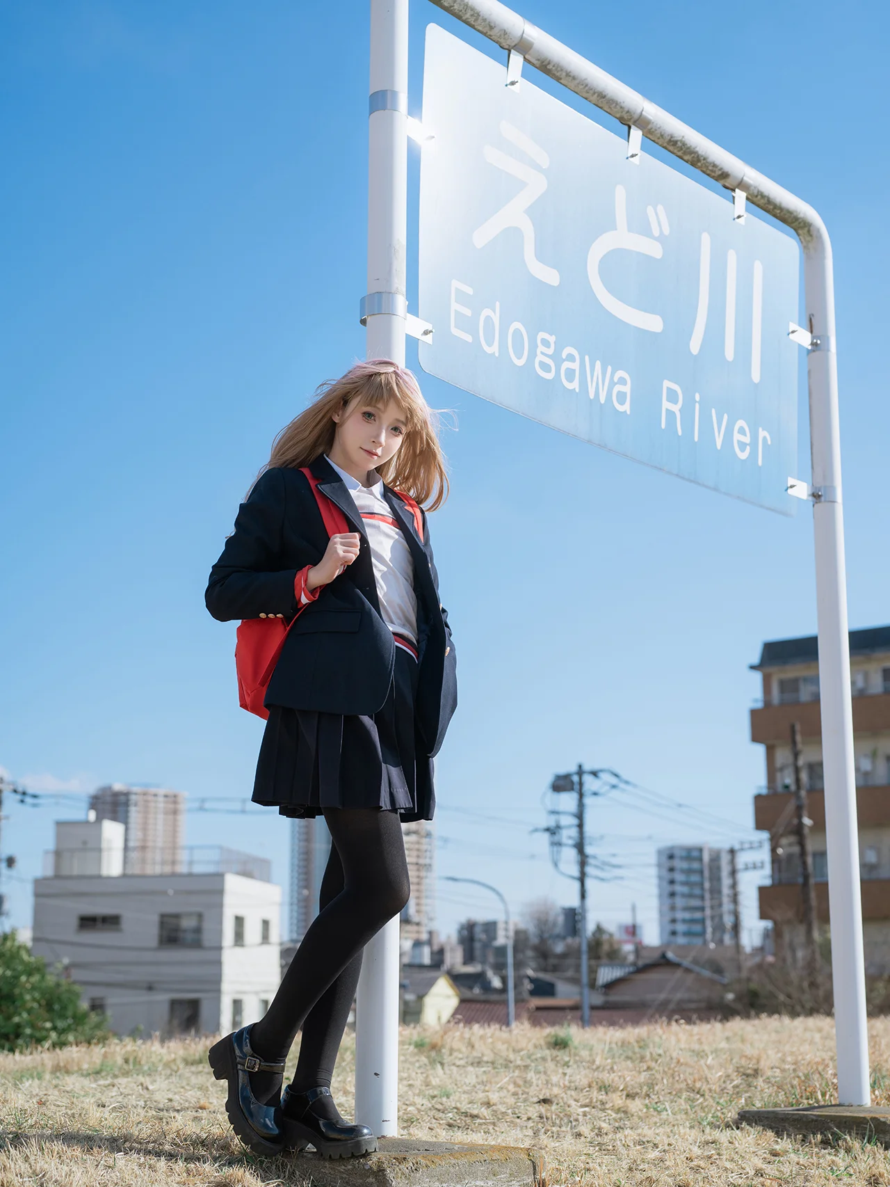 [Minami Yume Cosplay] Strong Winds and Daily Life by the Edogawa Riverbank - Image 13