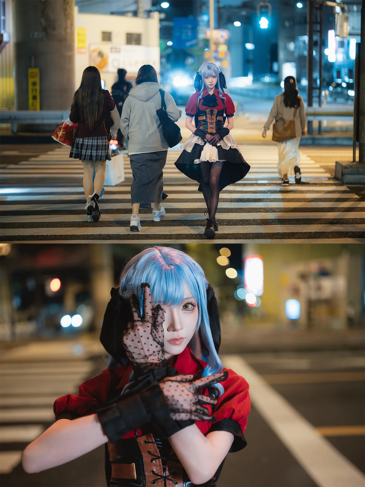 【丰川祥子cos】Ave Mujica幻夜街头，都市深处的假面舞会 - 第 4 张