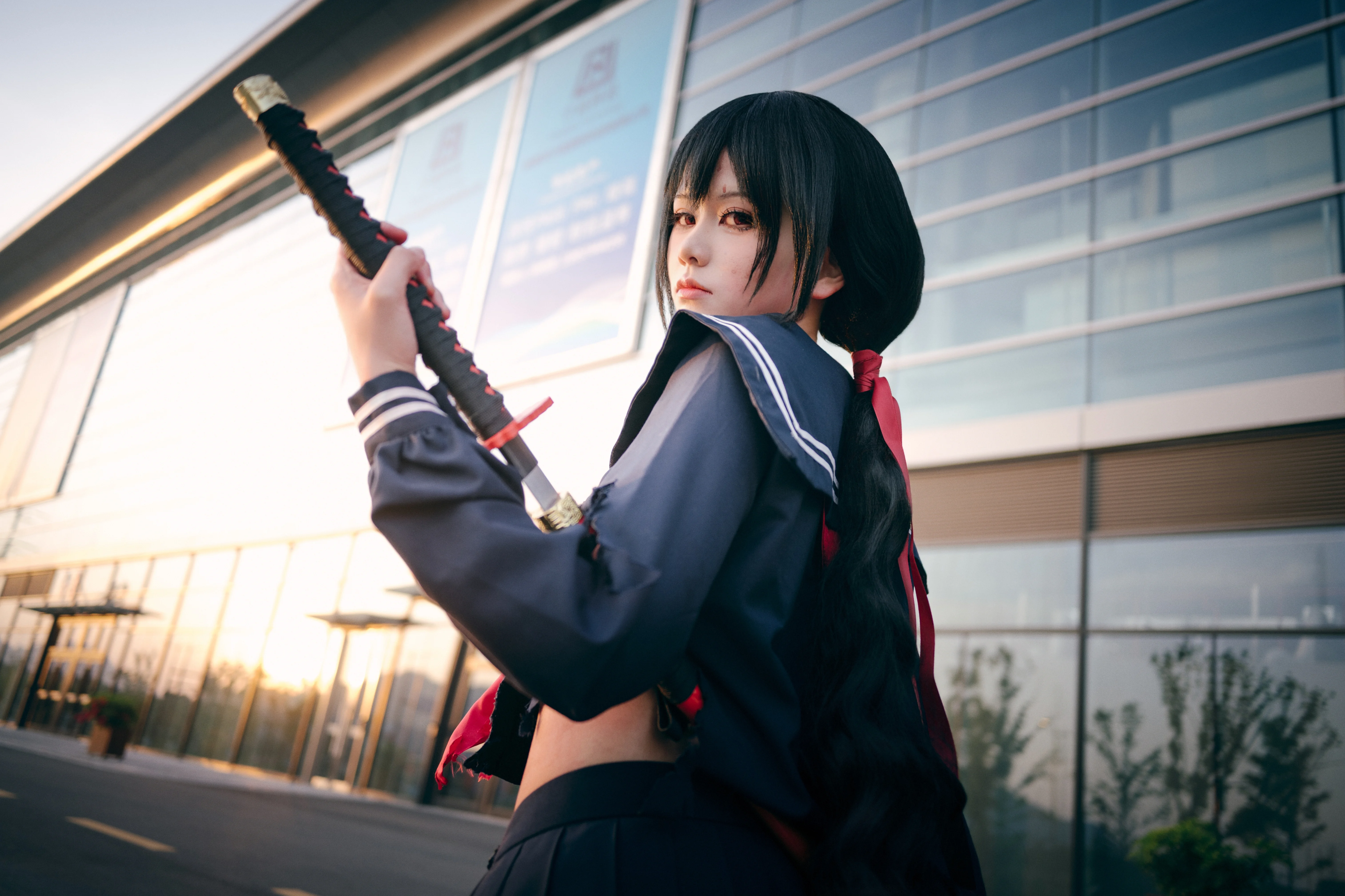 【更衣小夜cos】斩服少女战损版漫展返图 - 第 3 张