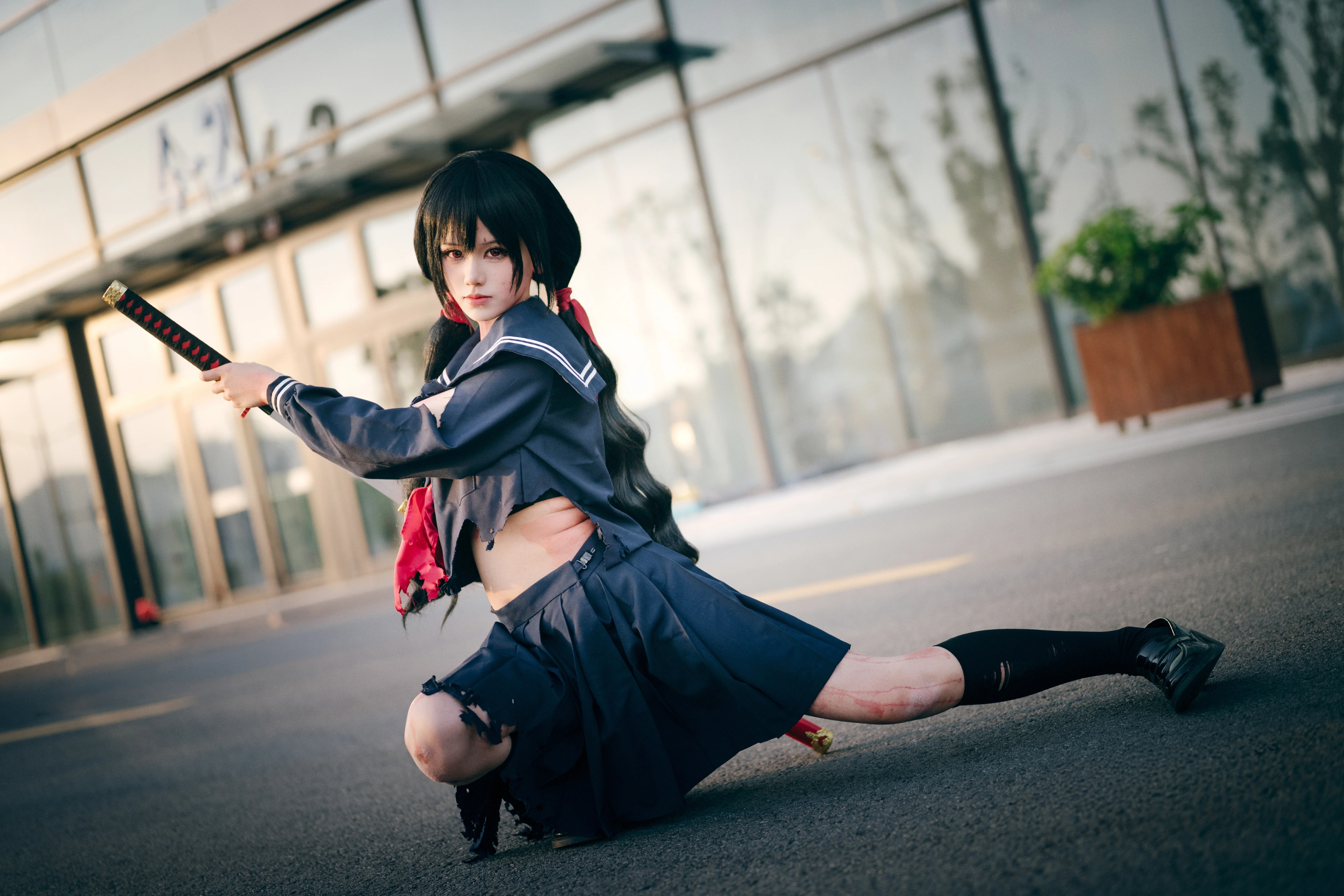 【更衣小夜cos】斩服少女战损版漫展返图 - 第 4 张
