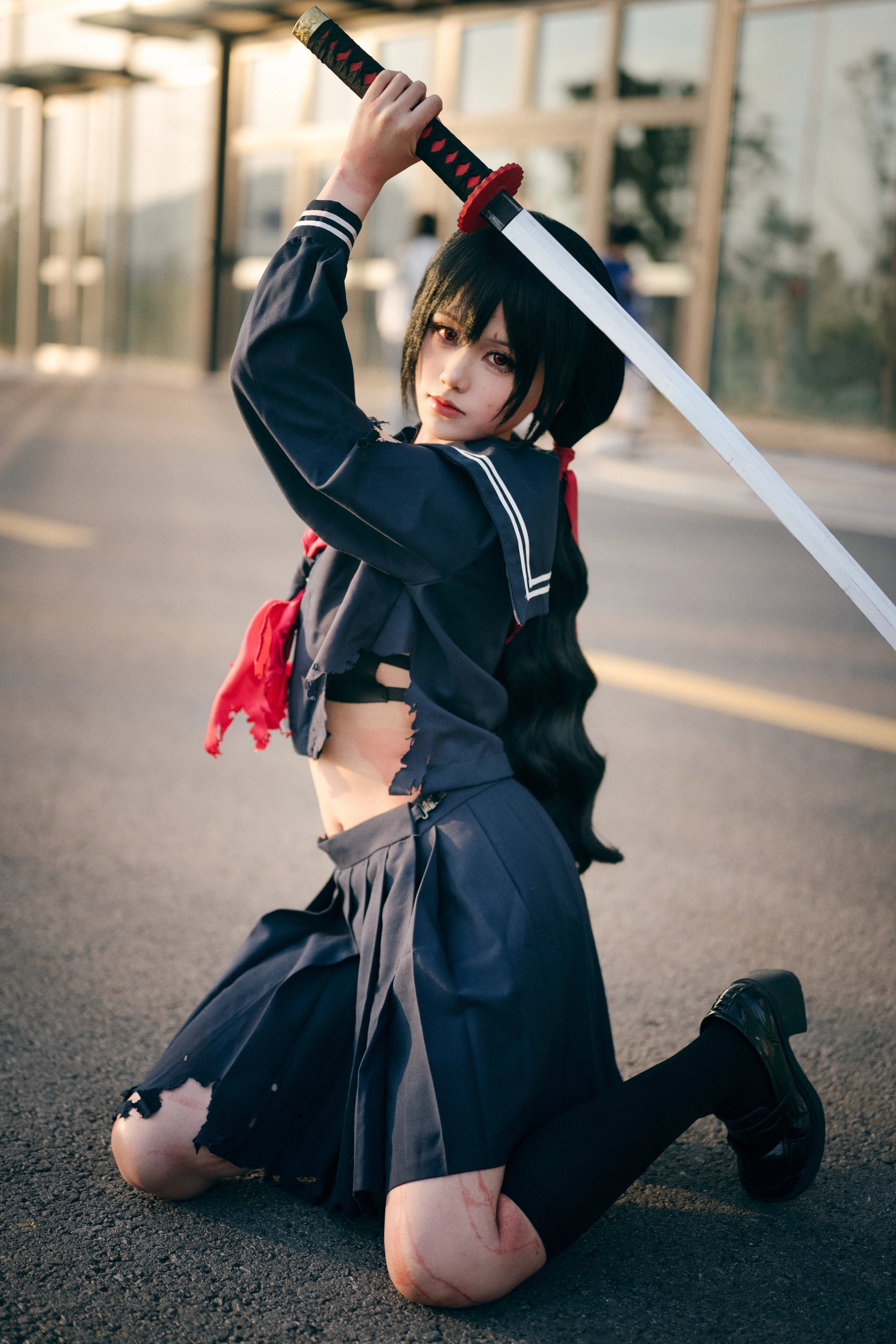 【更衣小夜cos】斩服少女战损版漫展返图 - 第 5 张