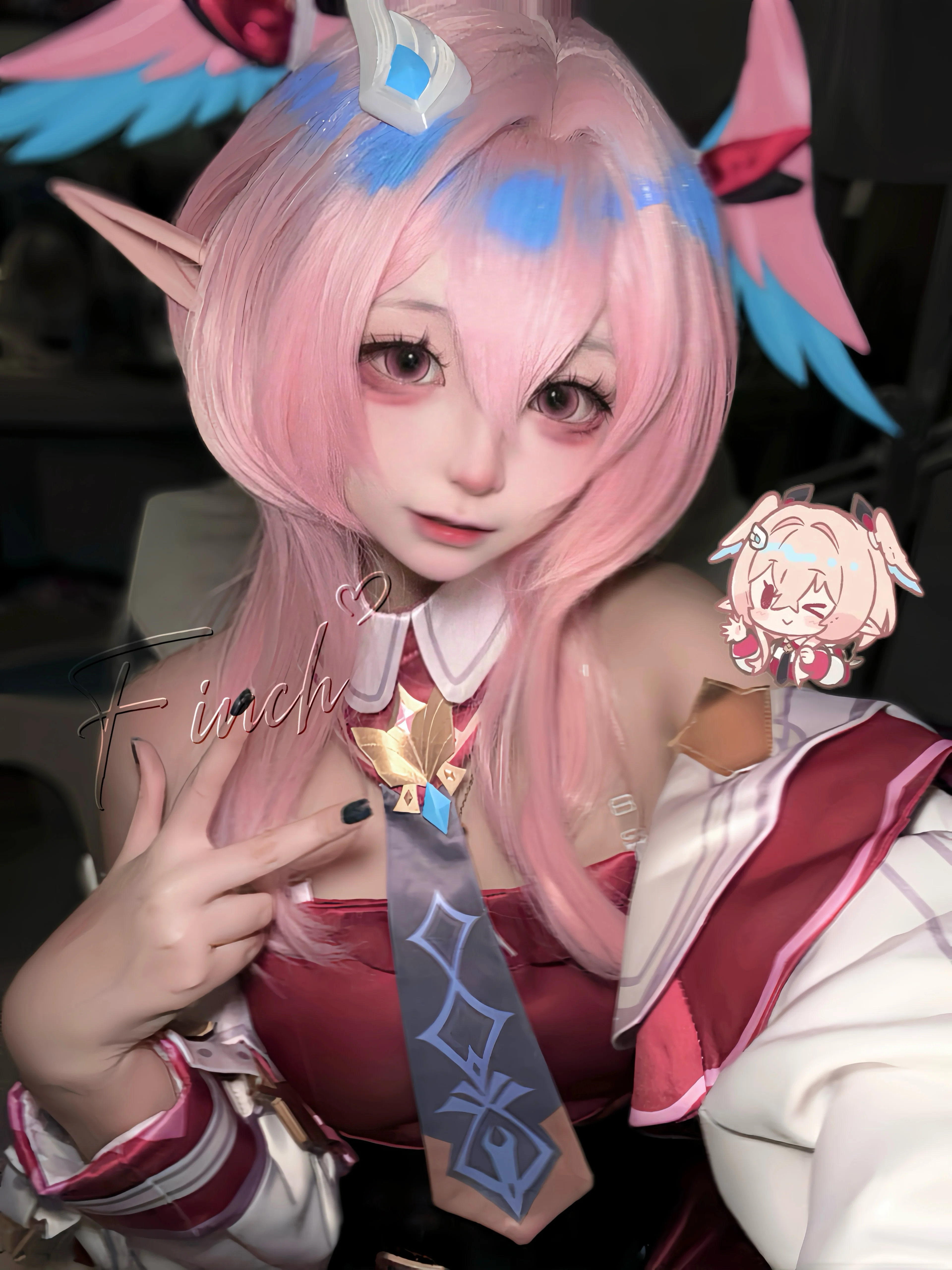 【莉奈婭cos】原神中的粉發精靈 - 第 2 張