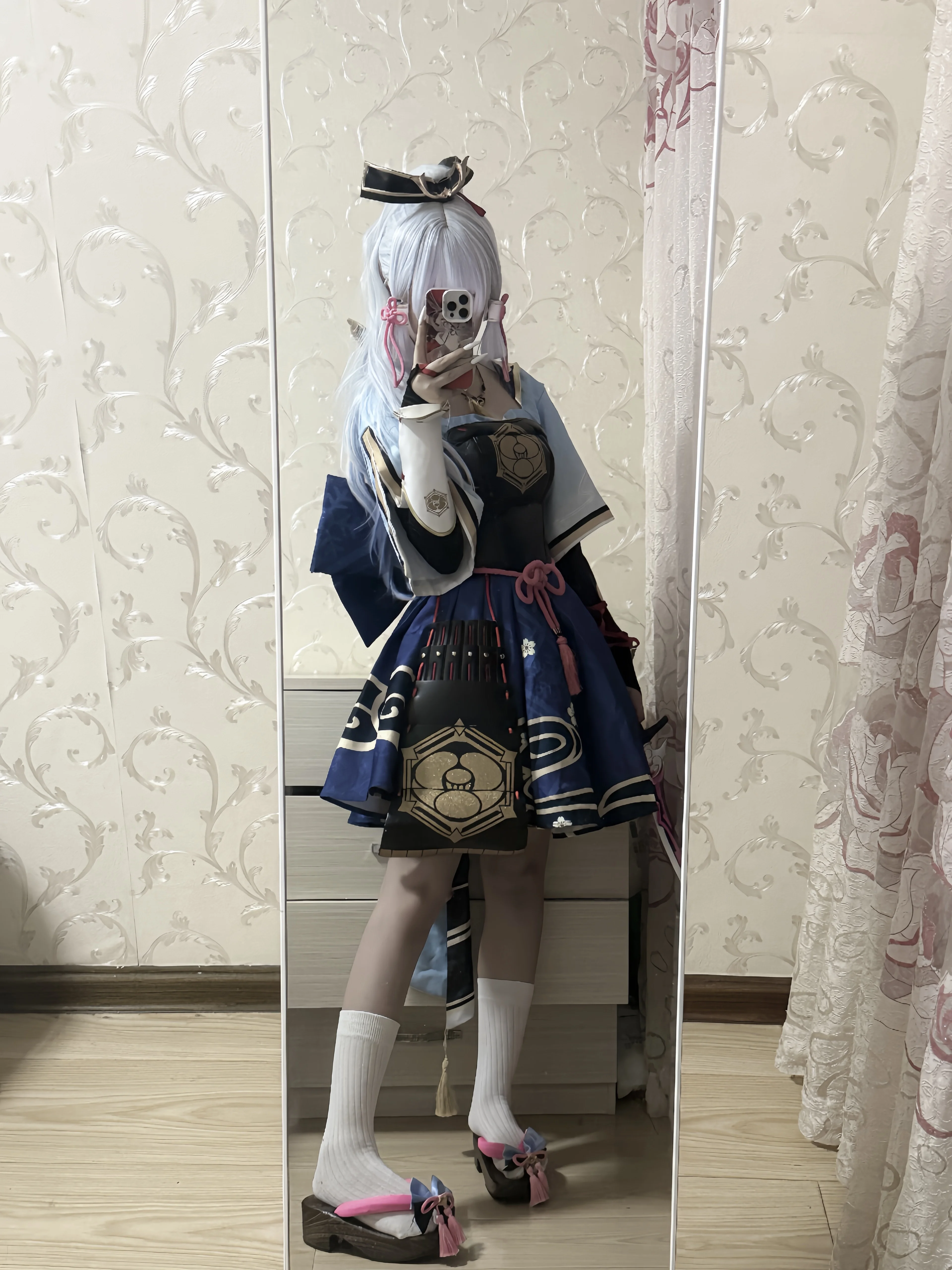 【神里绫华cos】原神稻妻风格的对镜自拍记录